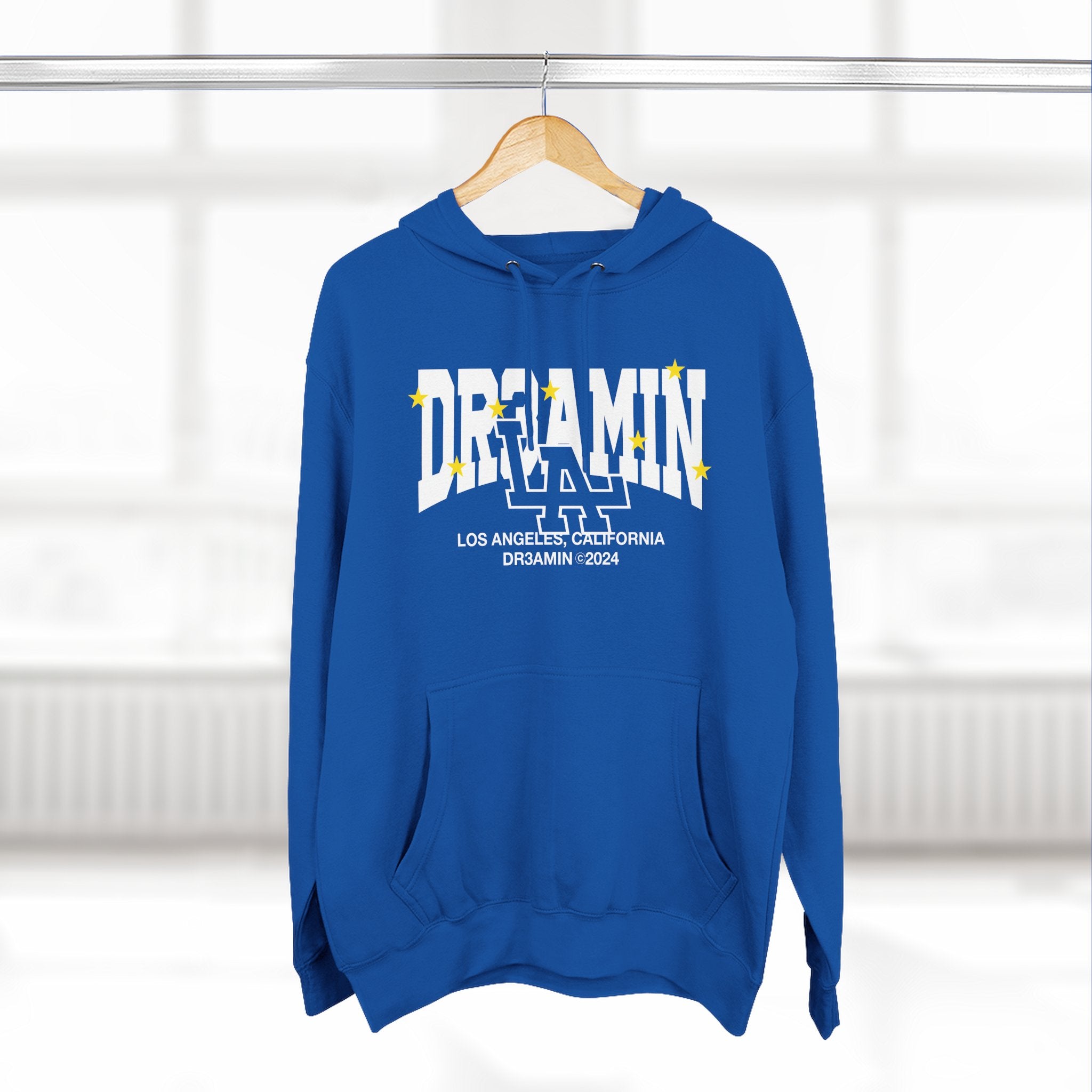 Dr3amin La Three-Panel Fleece Hoodie