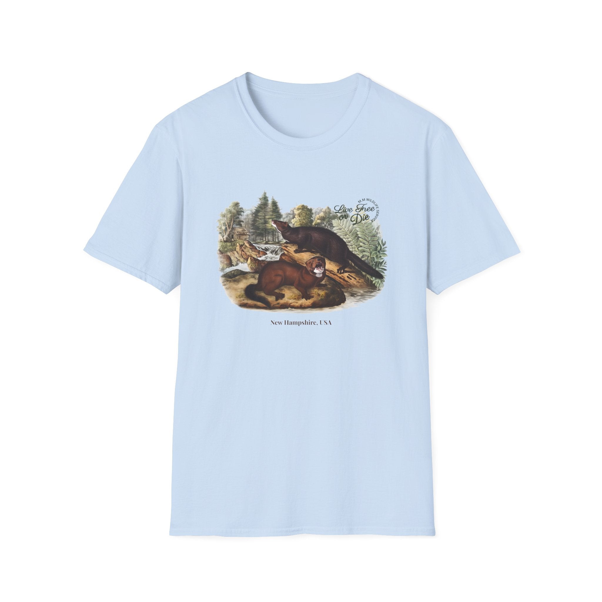 Live Free or Die in Mogul Hampshire Unisex Softstyle T-Shirt