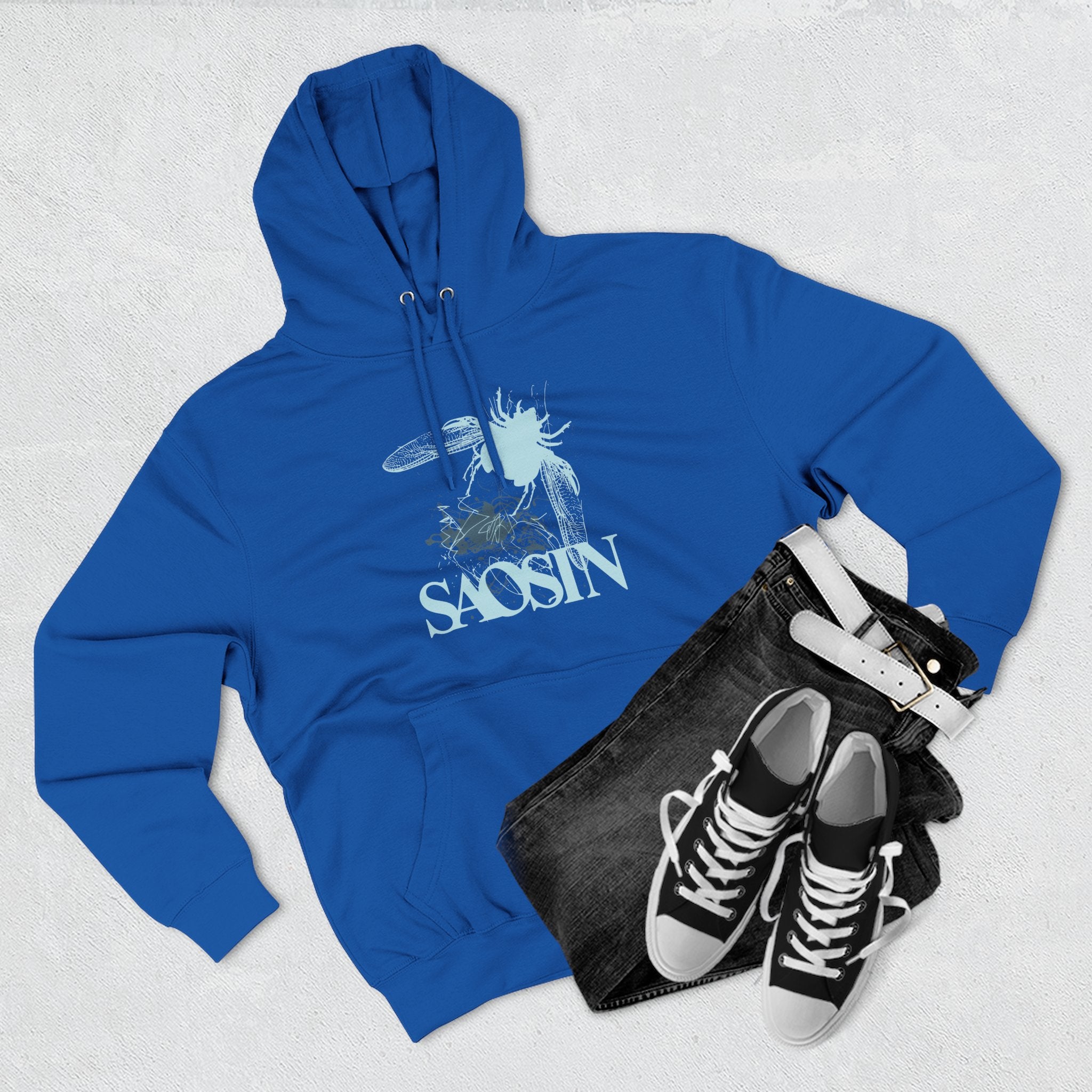 Throwback Beetle Three-panel Fleece Hoodie