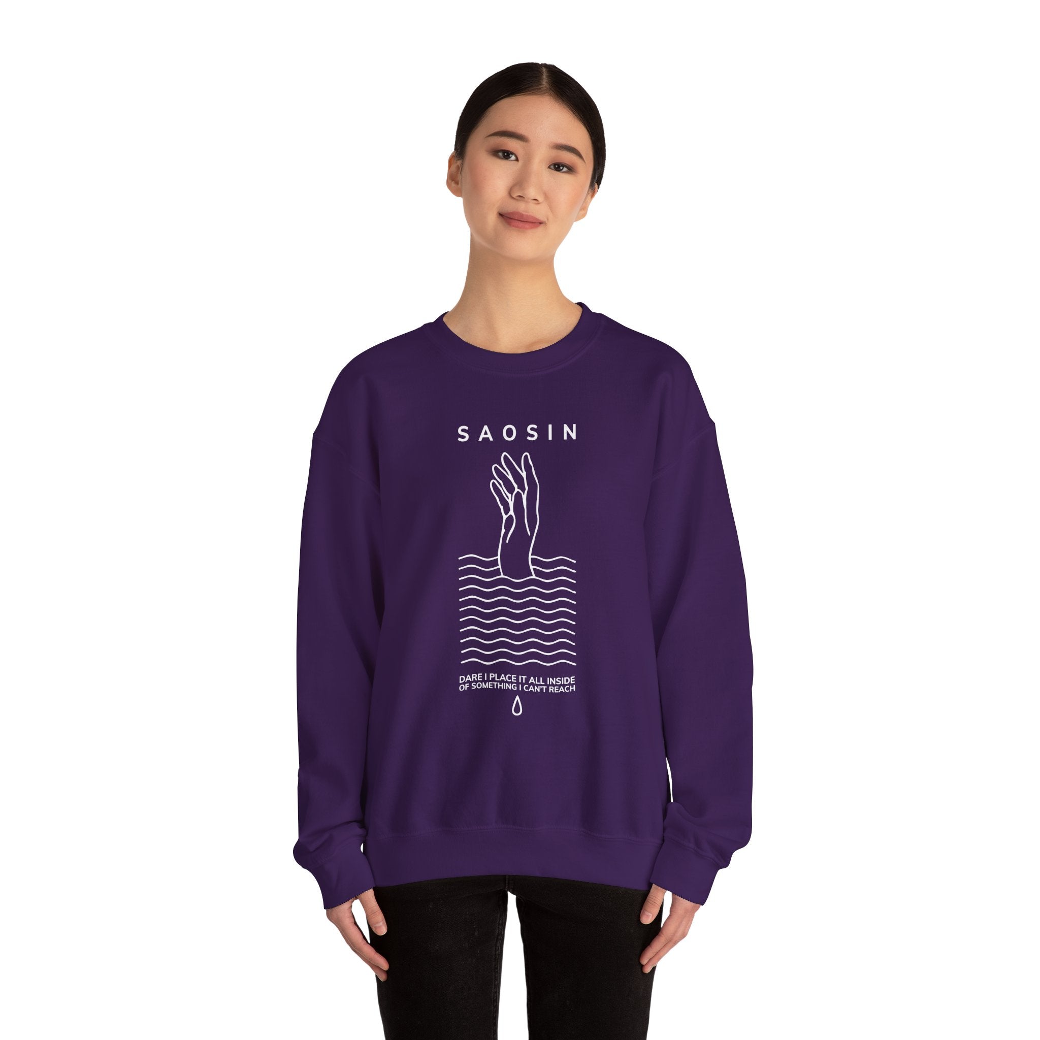 Saosin Illusion & Control Lyric Unisex Heavy Blend Crewneck Sweatshirt