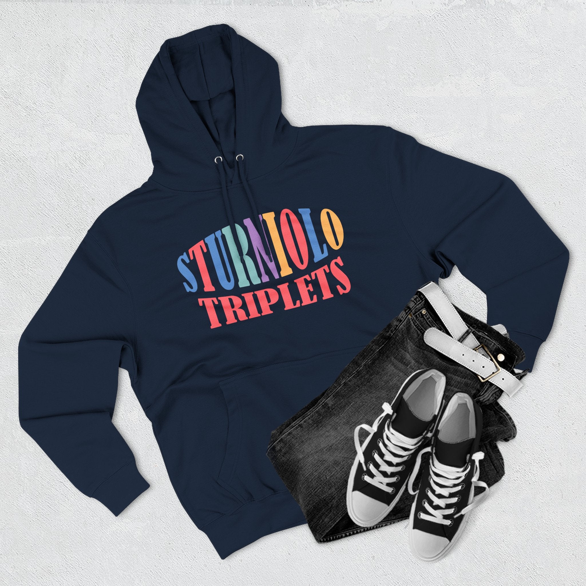 Sturniolo Triplets Trendy Let's Trip Three-Panel Fleece Hoodie