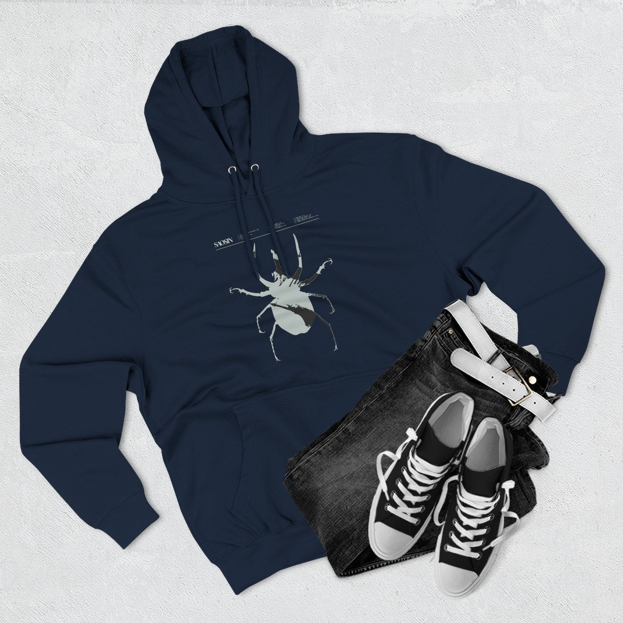 Tracklist Three-panel Fleece Hoodie