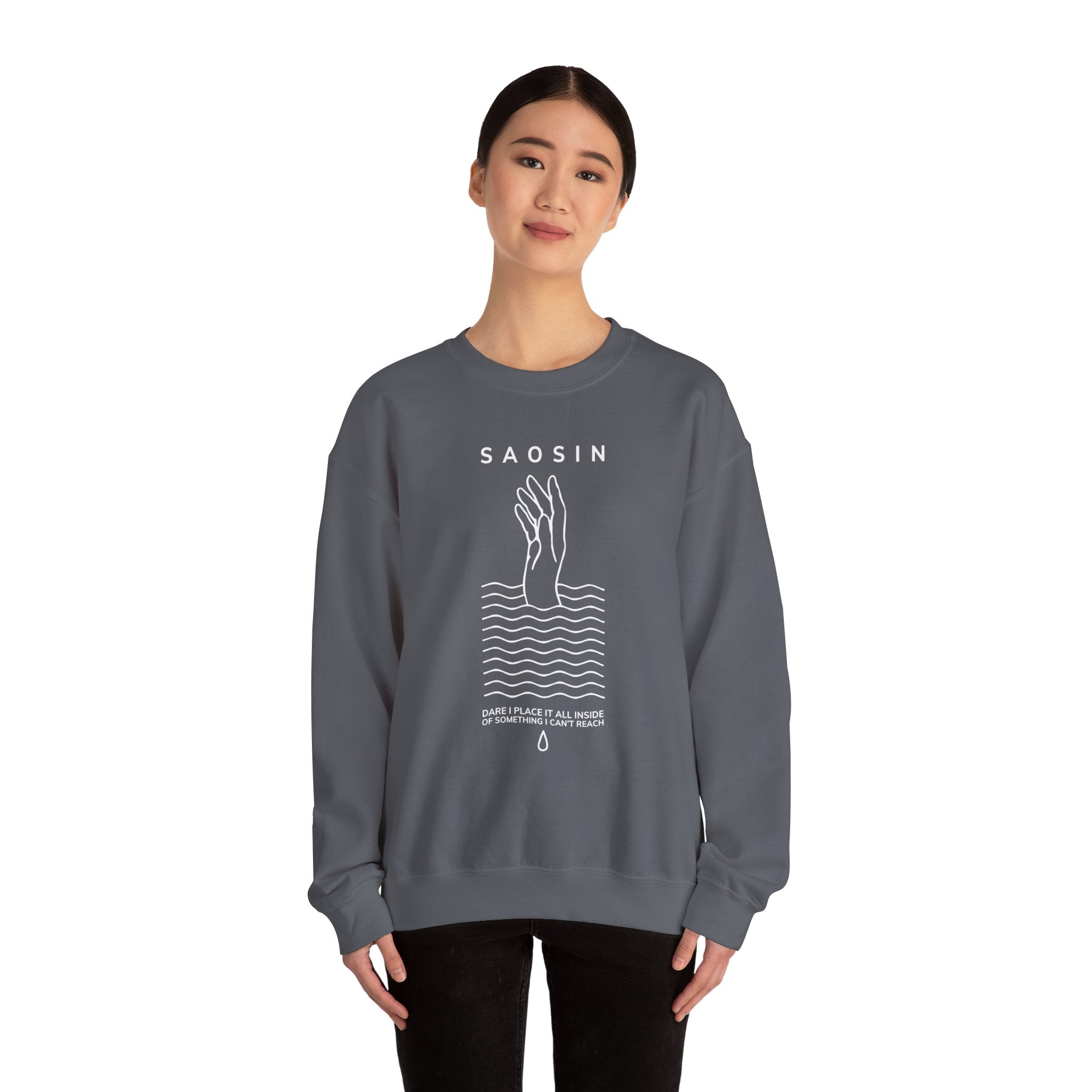 Saosin Illusion & Control Lyric Unisex Heavy Blend Crewneck Sweatshirt