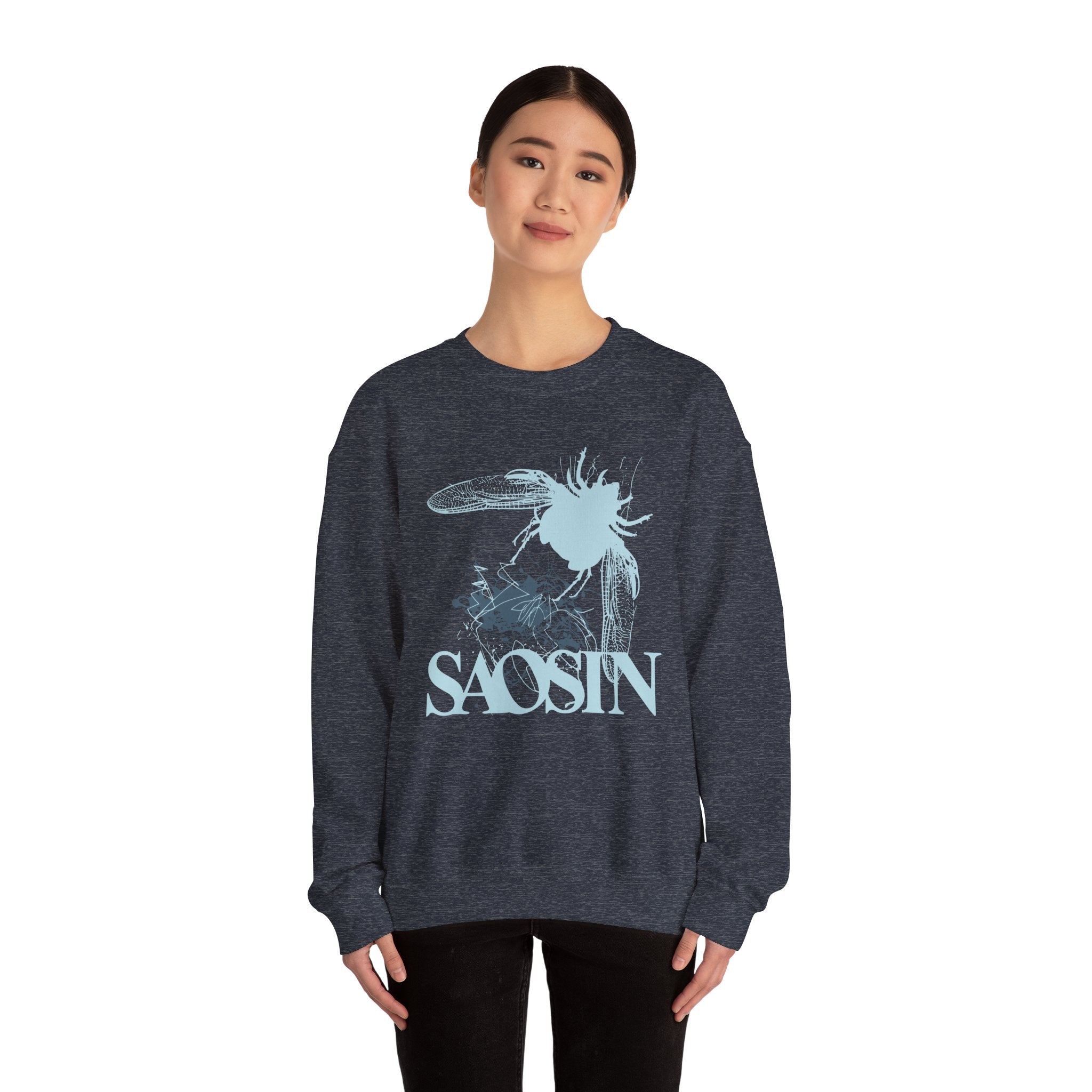 Throwback Beetle Unisex Heavy Blend Crewneck Sweatshirt