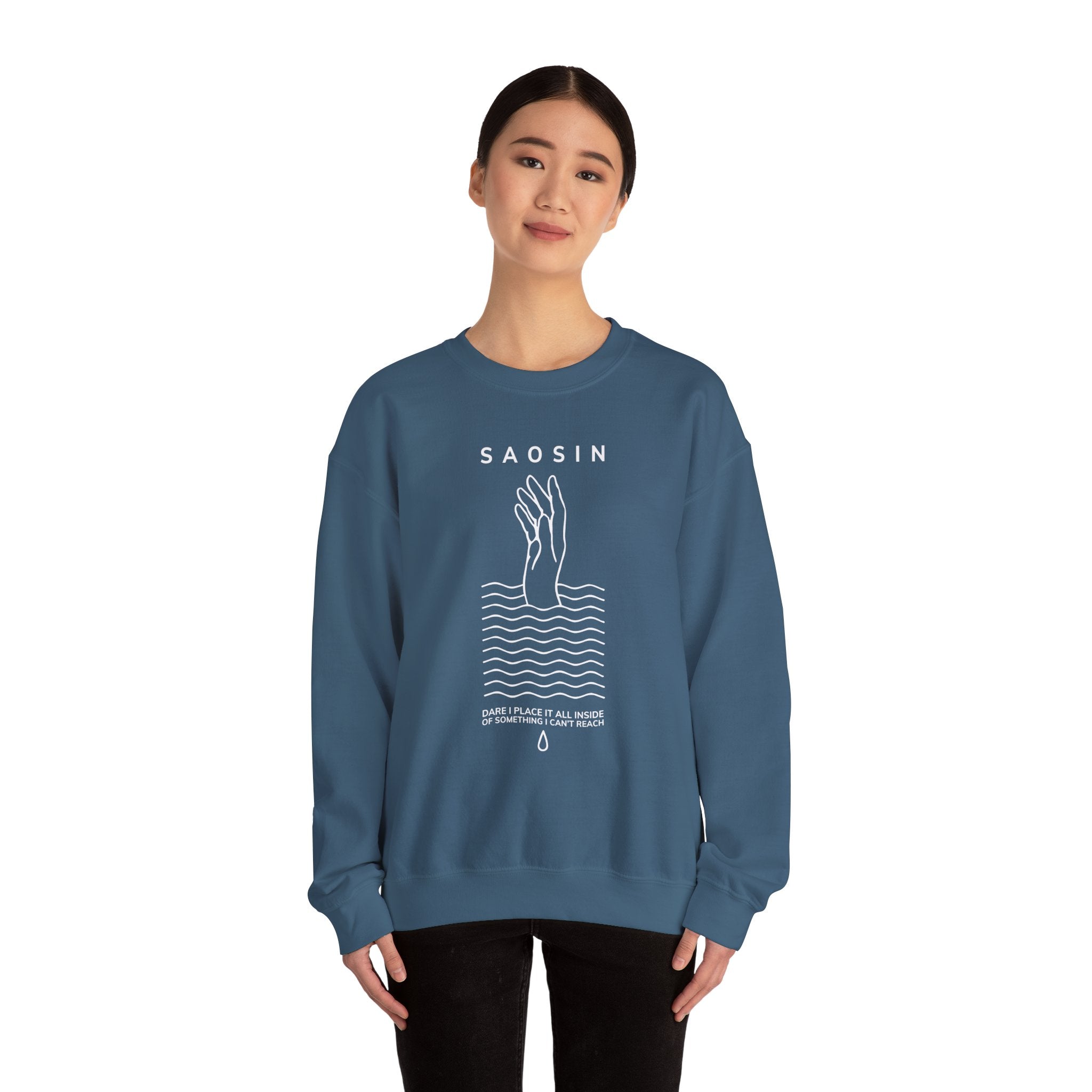 Saosin Illusion & Control Lyric Unisex Heavy Blend Crewneck Sweatshirt
