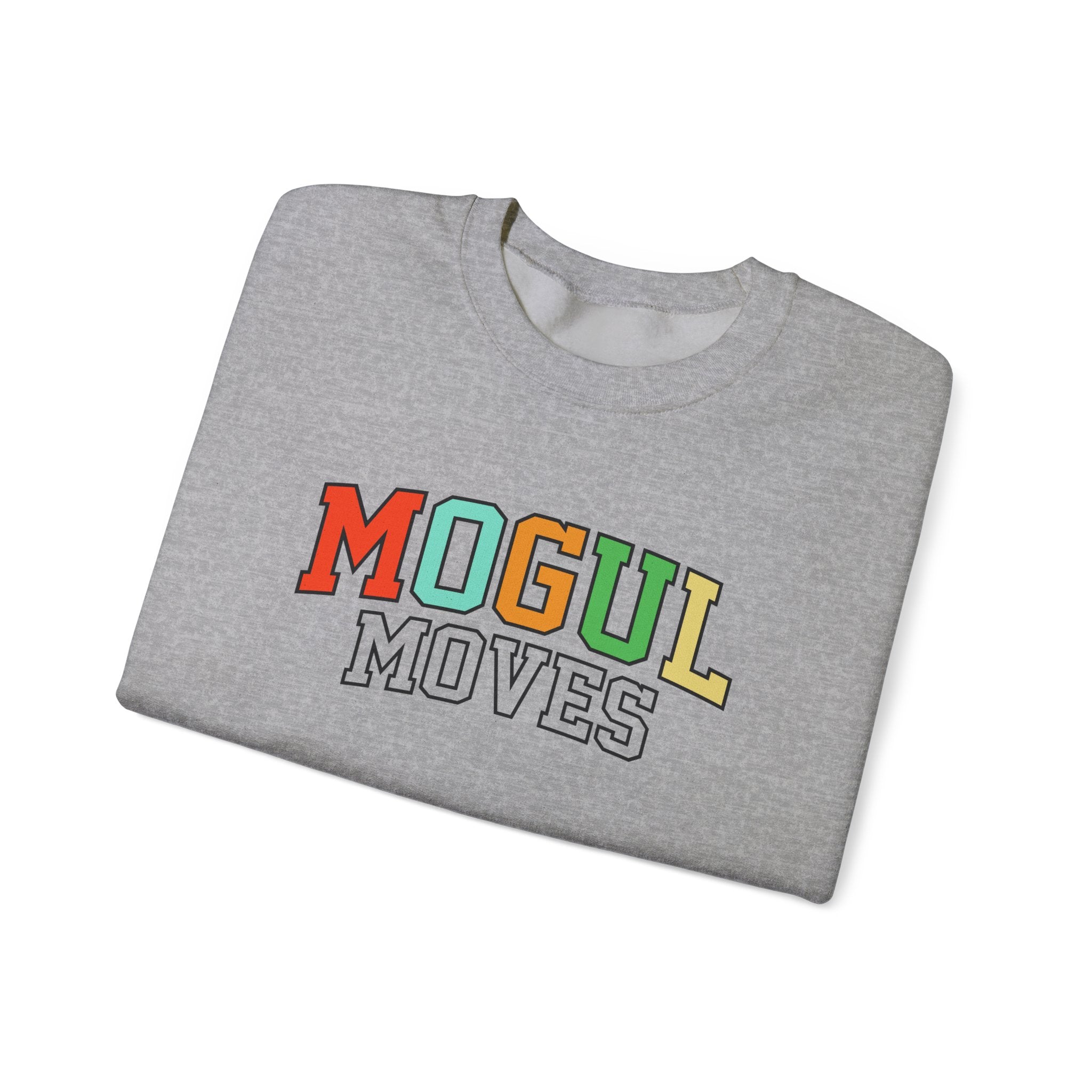 Mogul Moves Bone Unisex Heavy Blend Crewneck Sweatshirt
