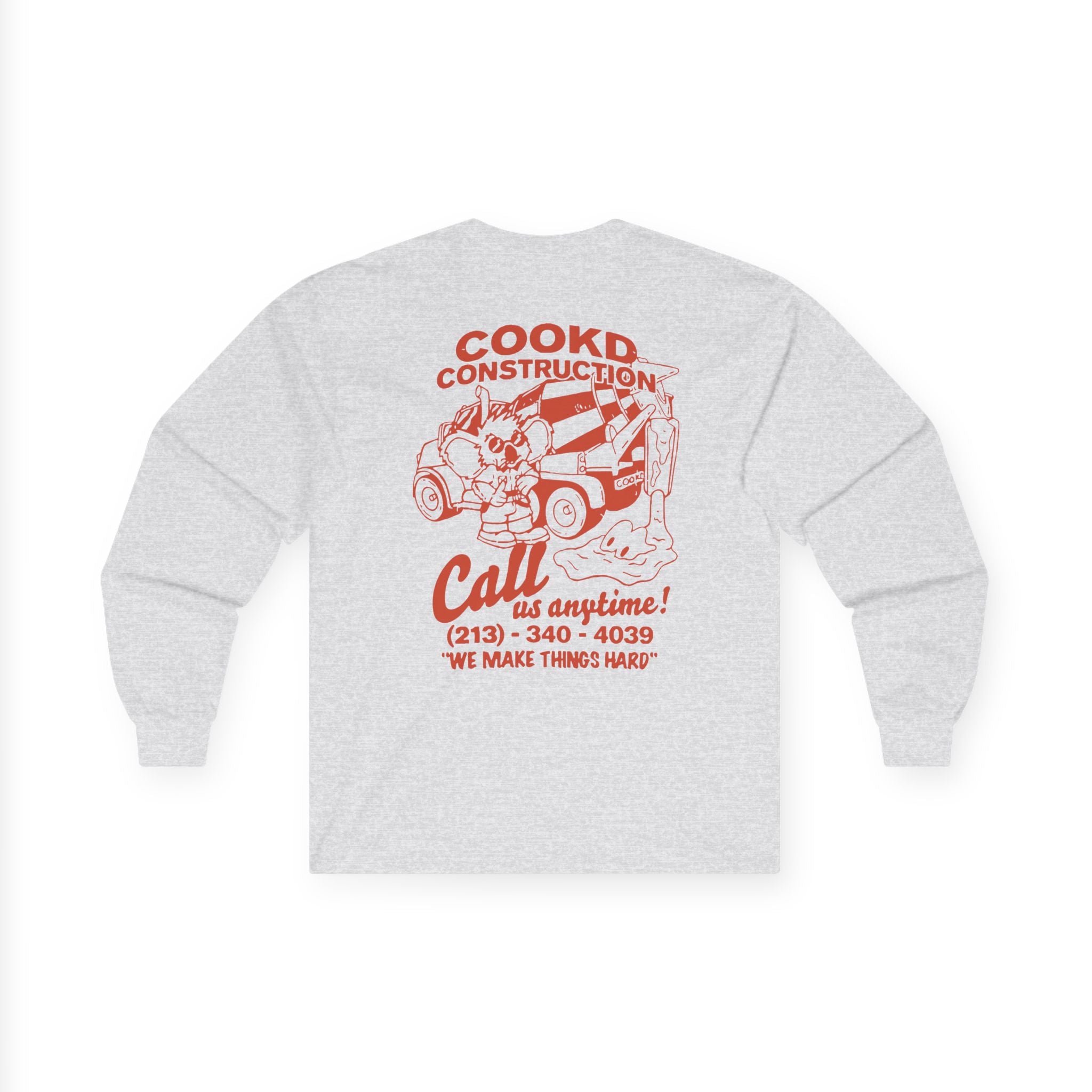 Cookd Construction Koala Unisex Ultra Cotton Long Sleeve Tee