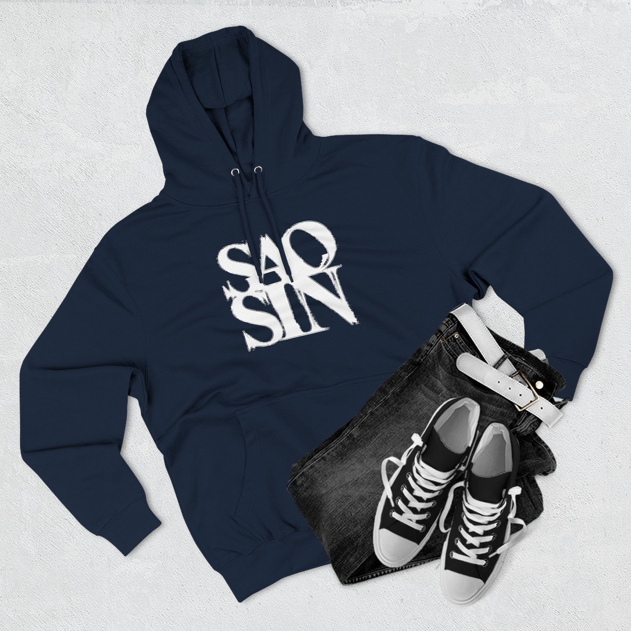 Saosin - Stacked Three-panel Fleece Hoodie