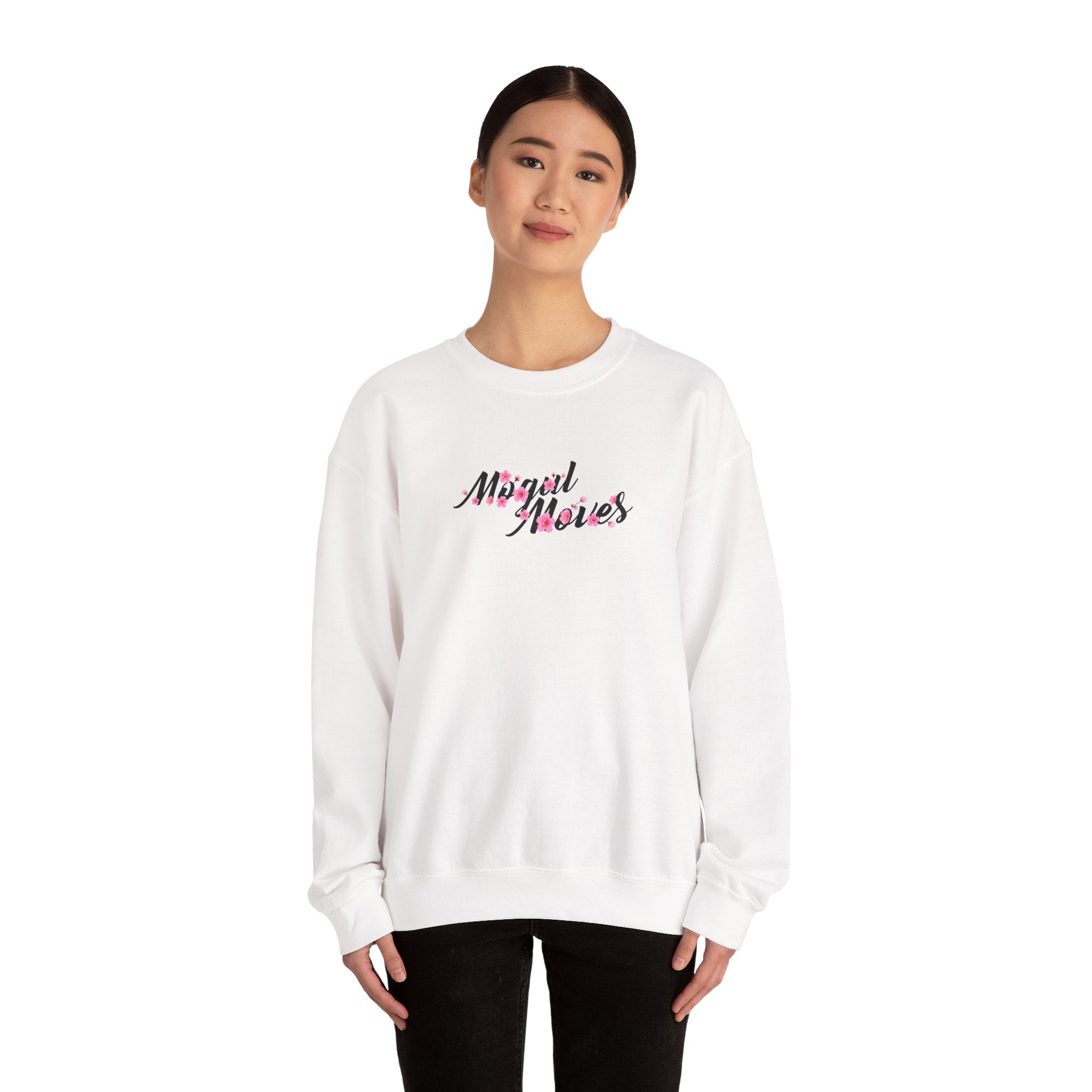 Ludwig Mogul Moves Mint Unisex Heavy Blend Crewneck Sweatshirt
