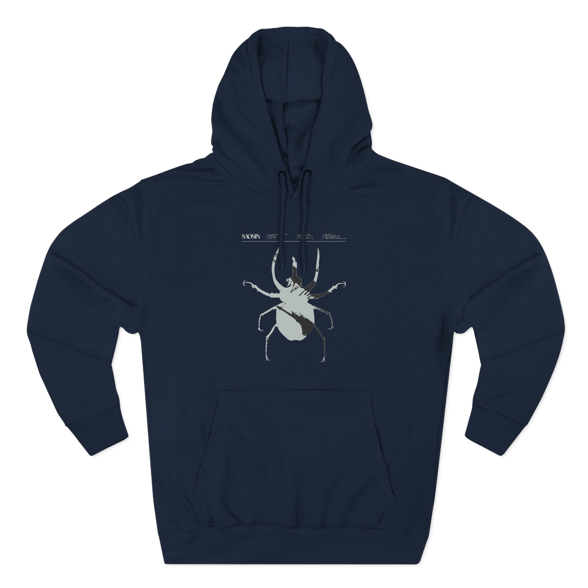 Tracklist Three-panel Fleece Hoodie