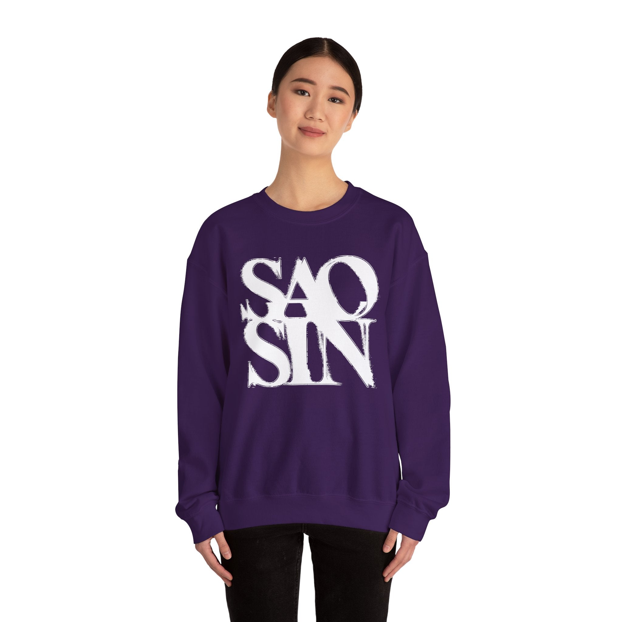 Saosin - Stacked Unisex Heavy Blend Crewneck Sweatshirt