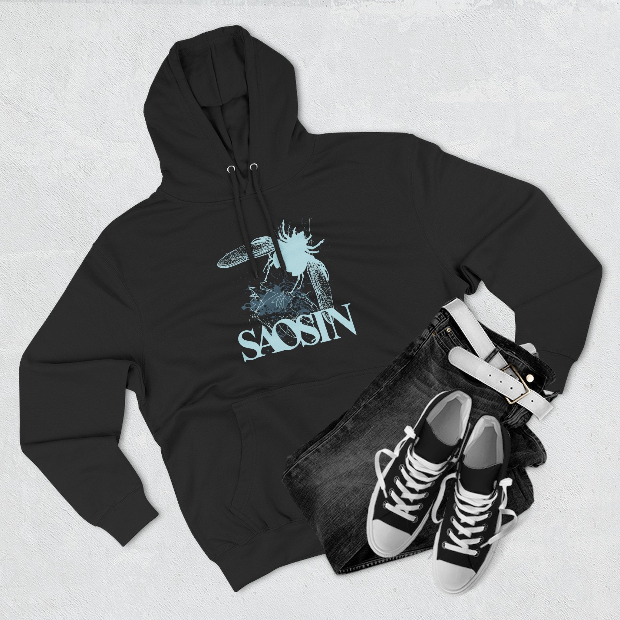 Throwback Beetle Three-panel Fleece Hoodie