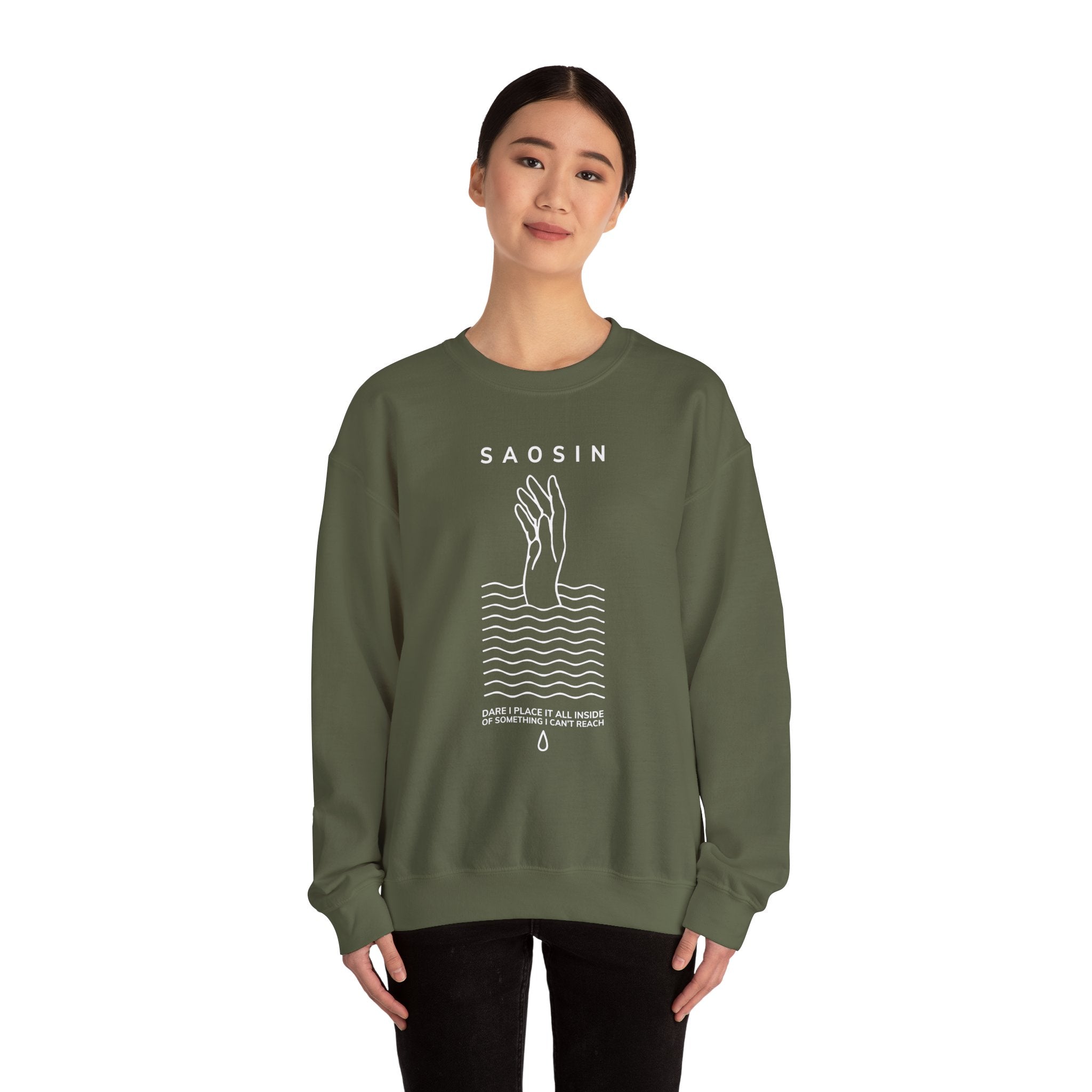 Saosin Illusion & Control Lyric Unisex Heavy Blend Crewneck Sweatshirt
