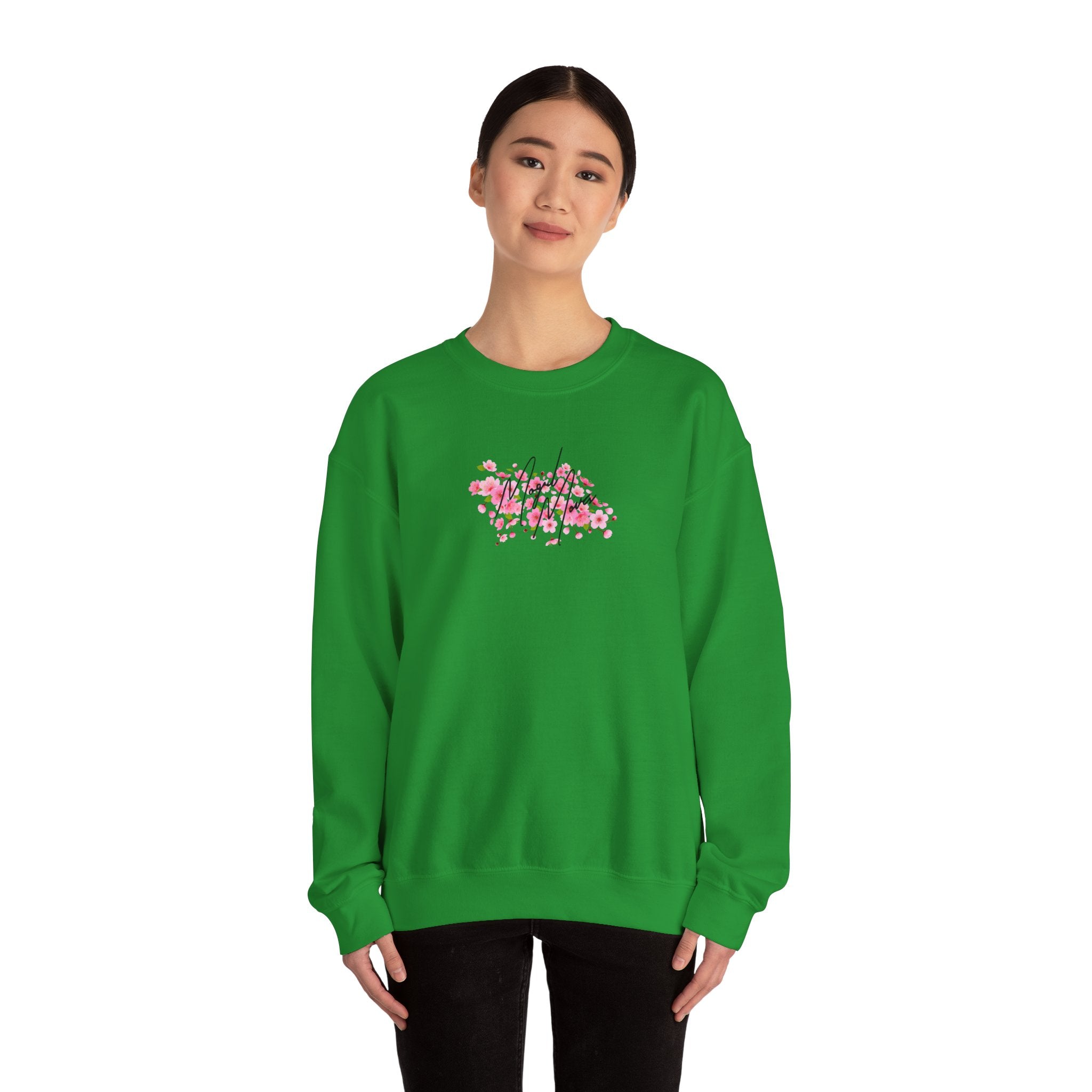 Ludwig Mogul Moves Mint Unisex Heavy Blend Crewneck Sweatshirt