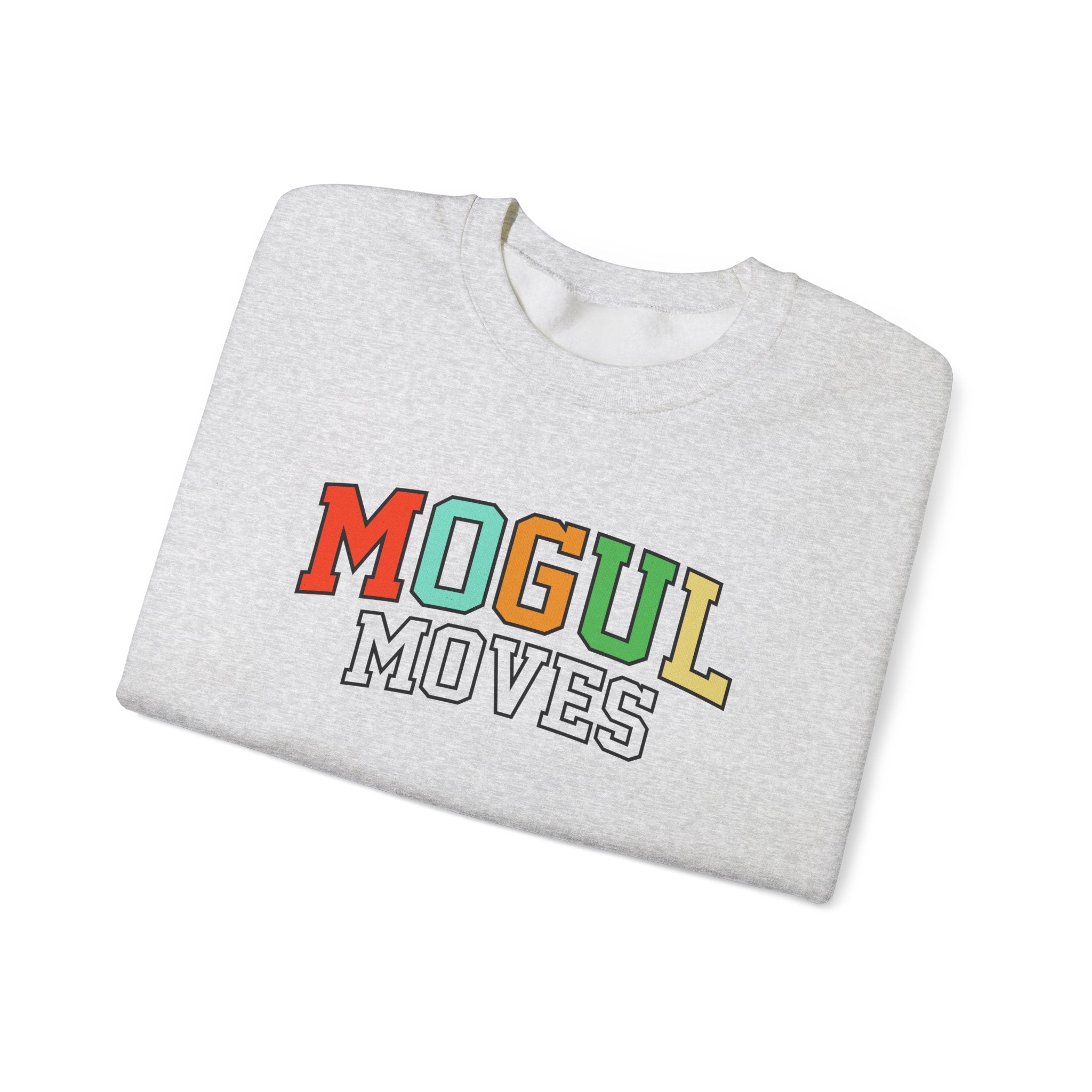 Mogul Moves Bone Unisex Heavy Blend Crewneck Sweatshirt