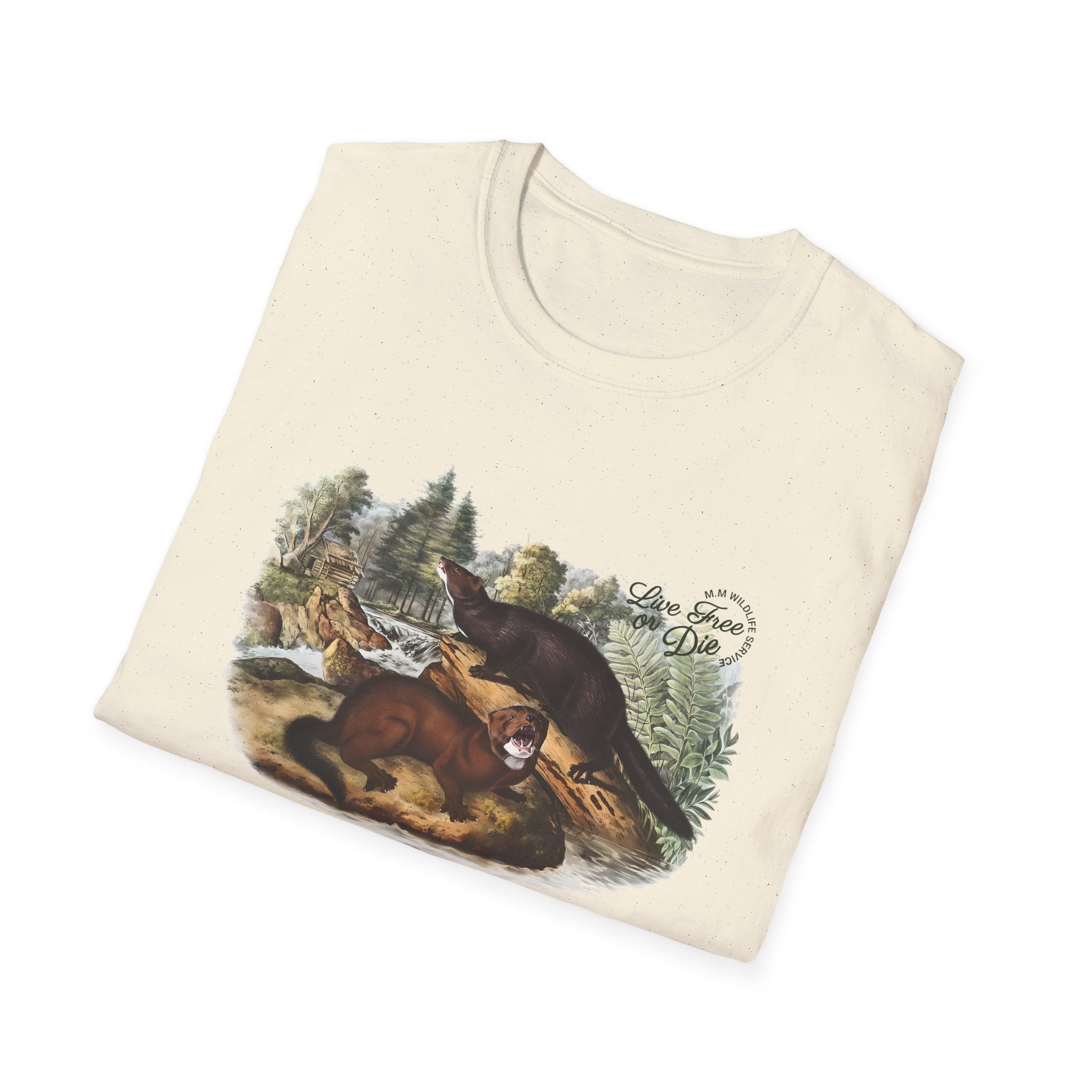 Live Free or Die in Mogul Hampshire Unisex Softstyle T-Shirt
