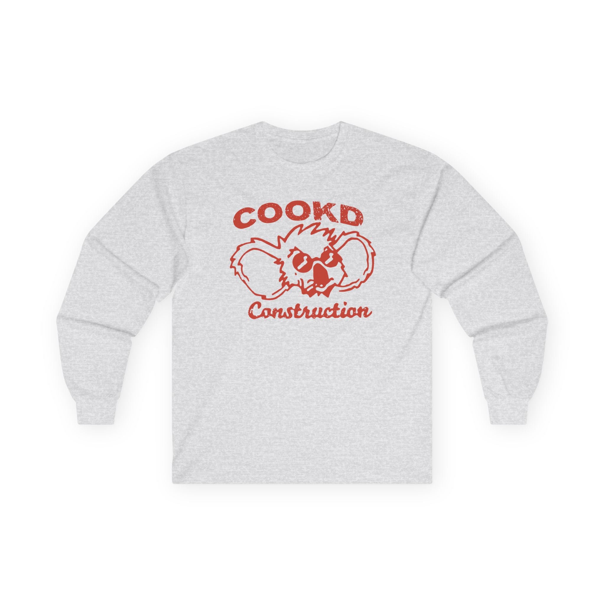 Cookd Construction Koala Unisex Ultra Cotton Long Sleeve Tee