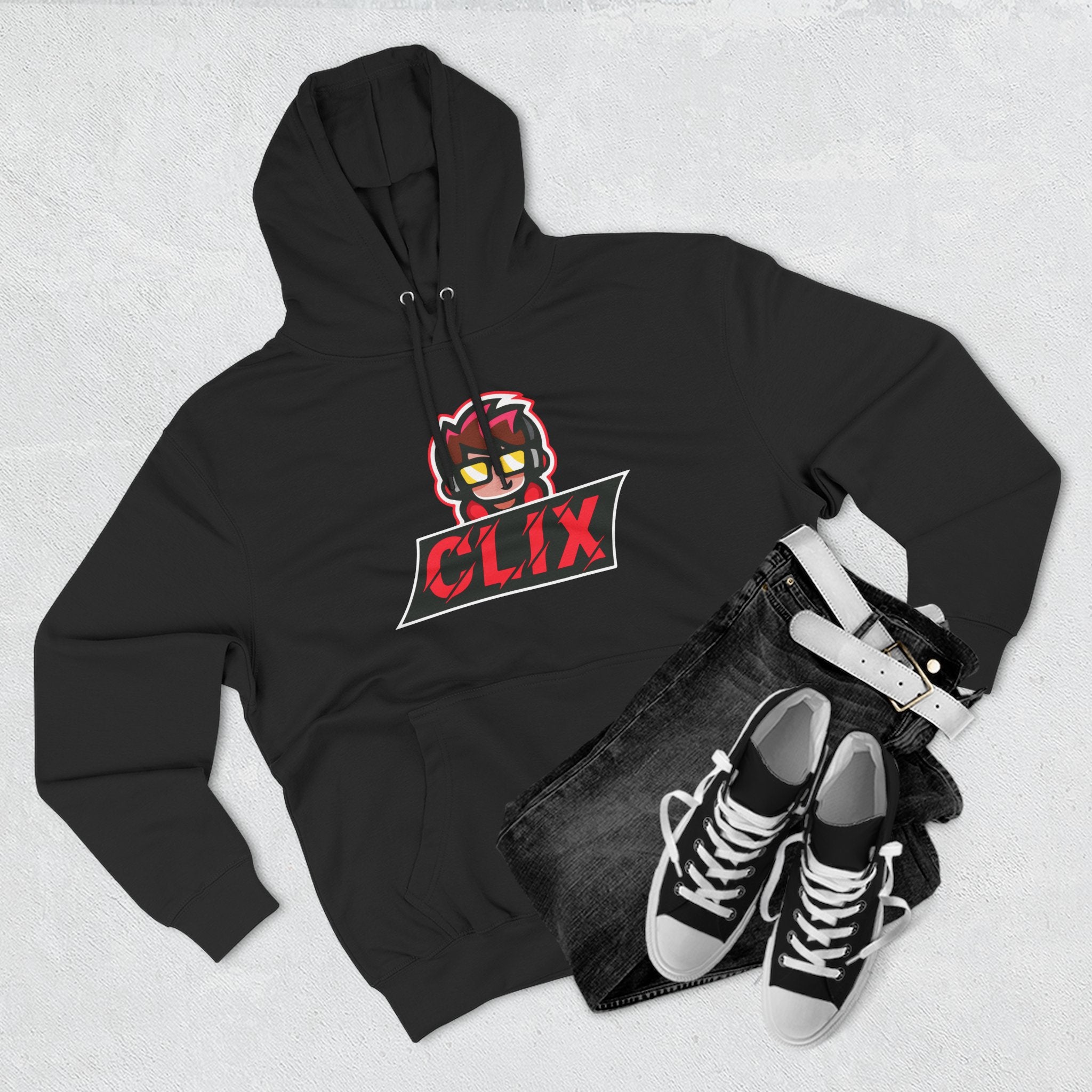 Misfits Clix Three-Panel Fleece Hoodie