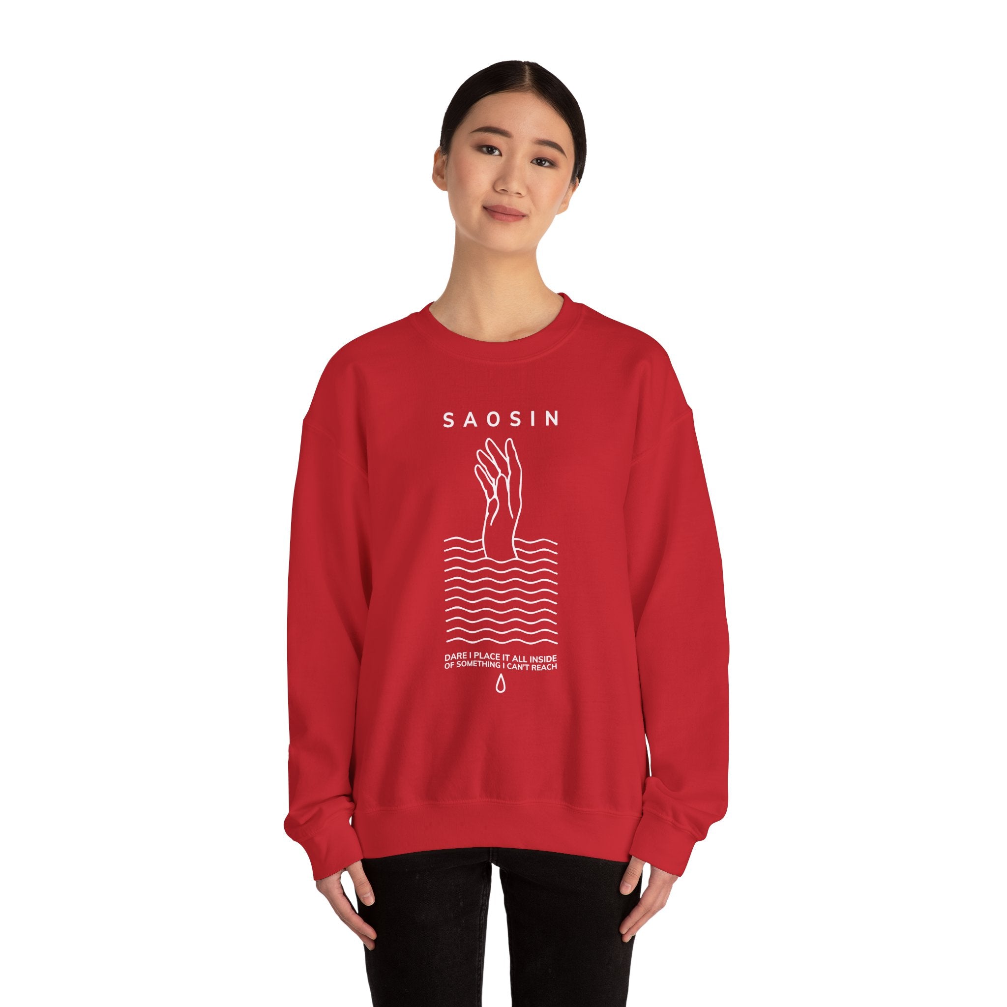 Saosin Illusion & Control Lyric Unisex Heavy Blend Crewneck Sweatshirt
