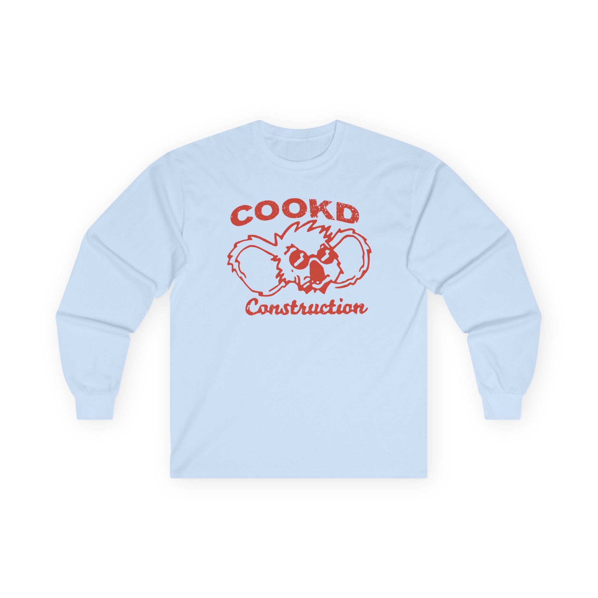 Cookd Construction Koala Unisex Ultra Cotton Long Sleeve Tee