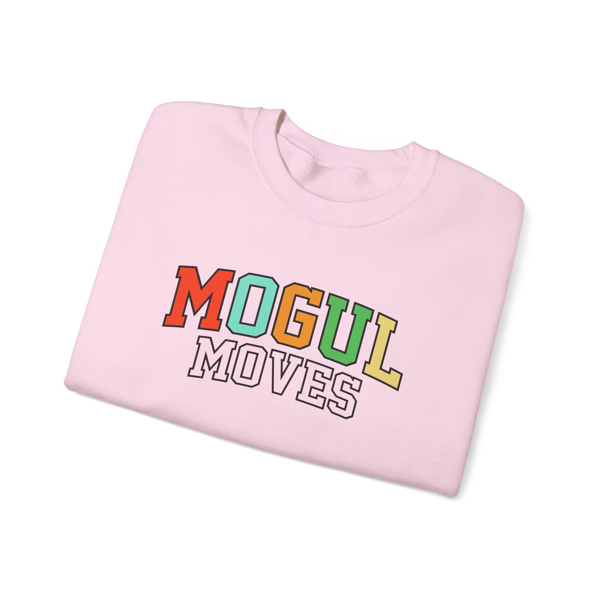 Mogul Moves Bone Unisex Heavy Blend Crewneck Sweatshirt