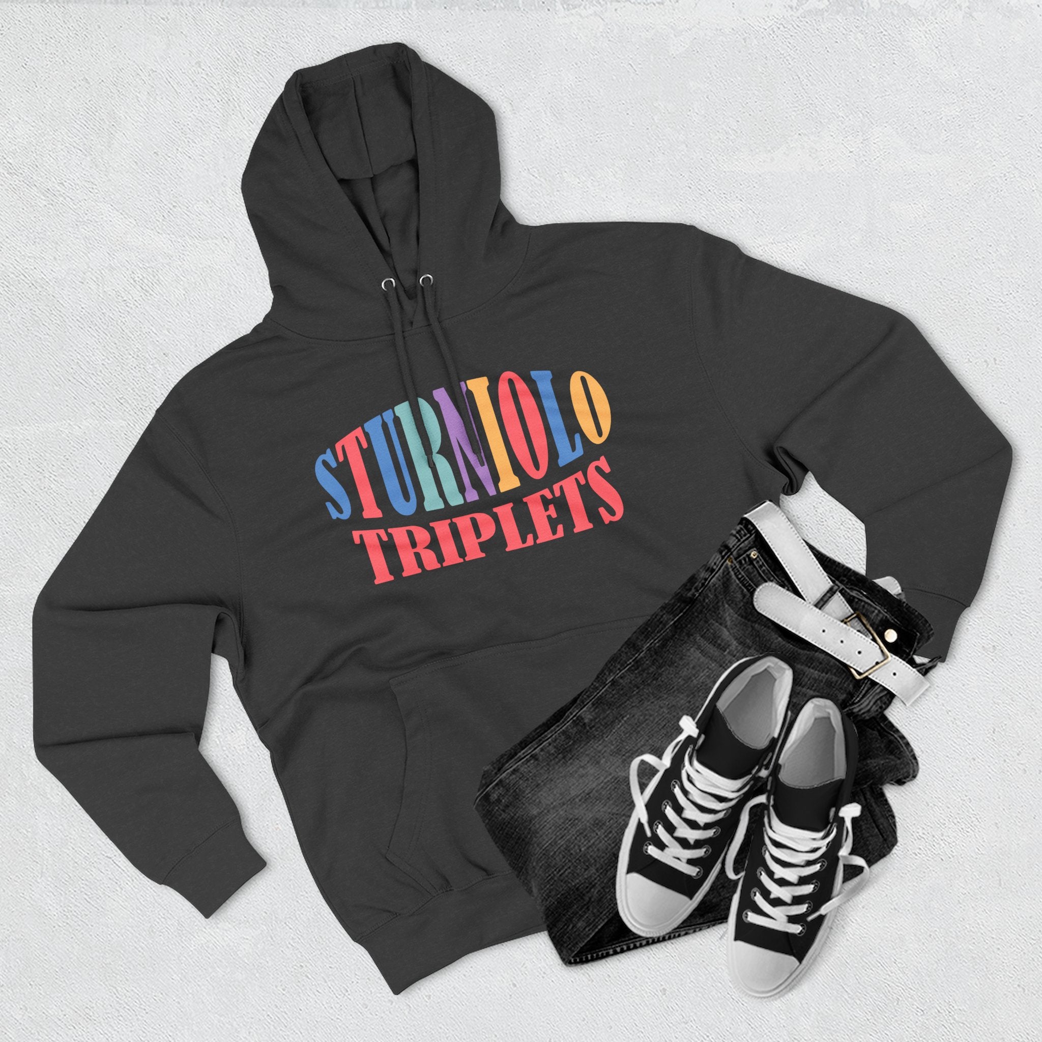 Sturniolo Triplets Trendy Let's Trip Three-Panel Fleece Hoodie