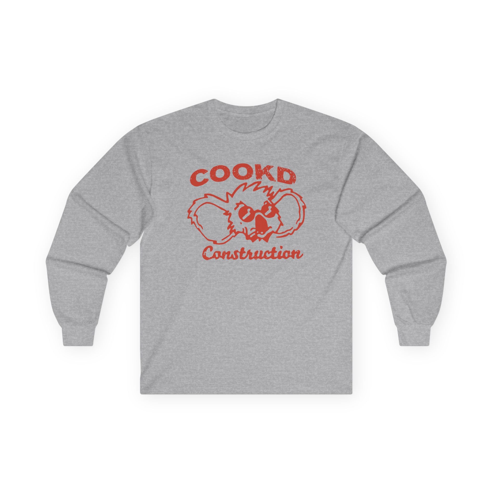 Cookd Construction Koala Unisex Ultra Cotton Long Sleeve Tee