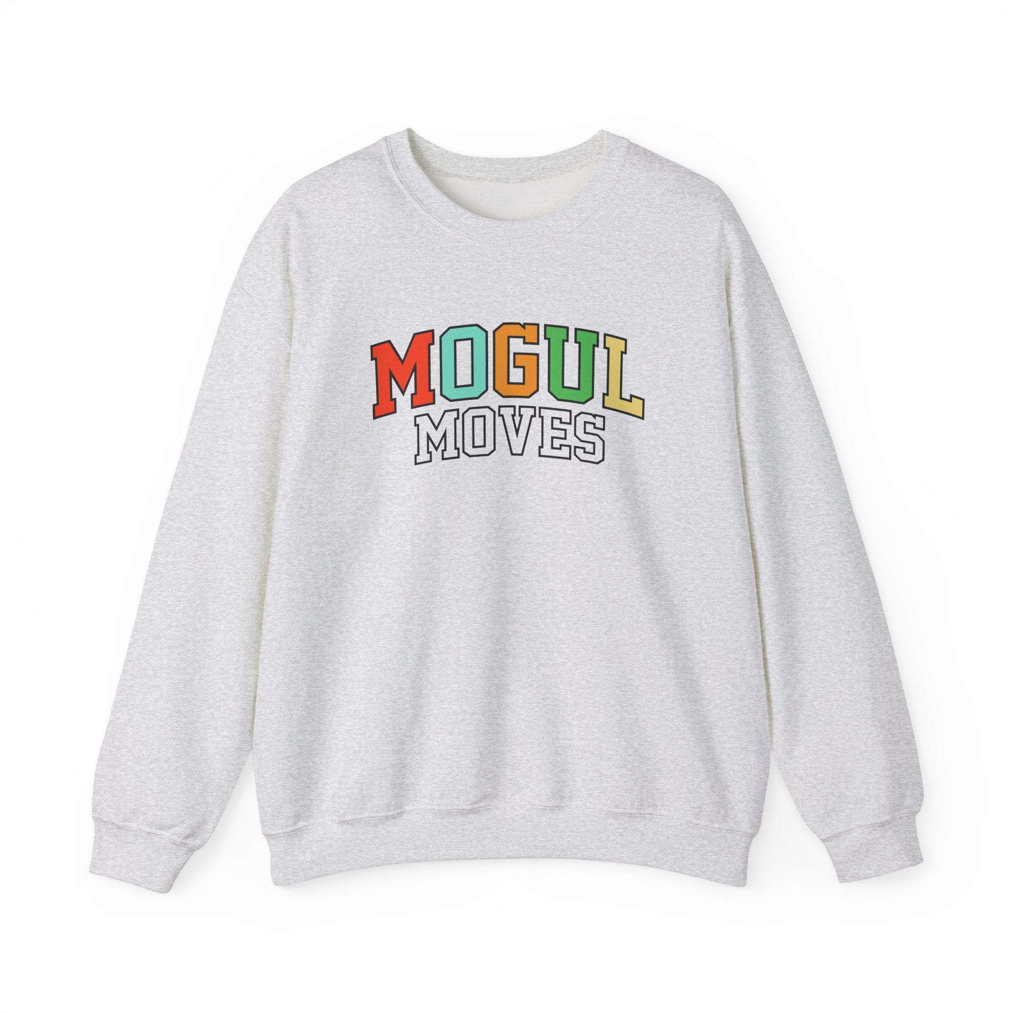 Mogul Moves Bone Unisex Heavy Blend Crewneck Sweatshirt