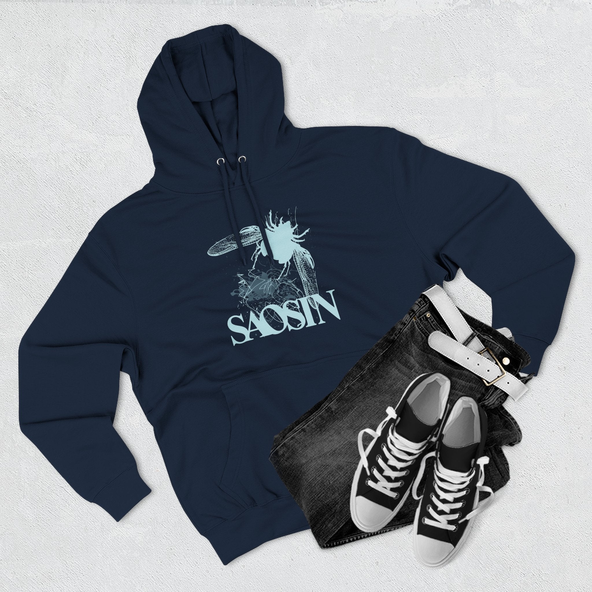 Throwback Beetle Three-panel Fleece Hoodie