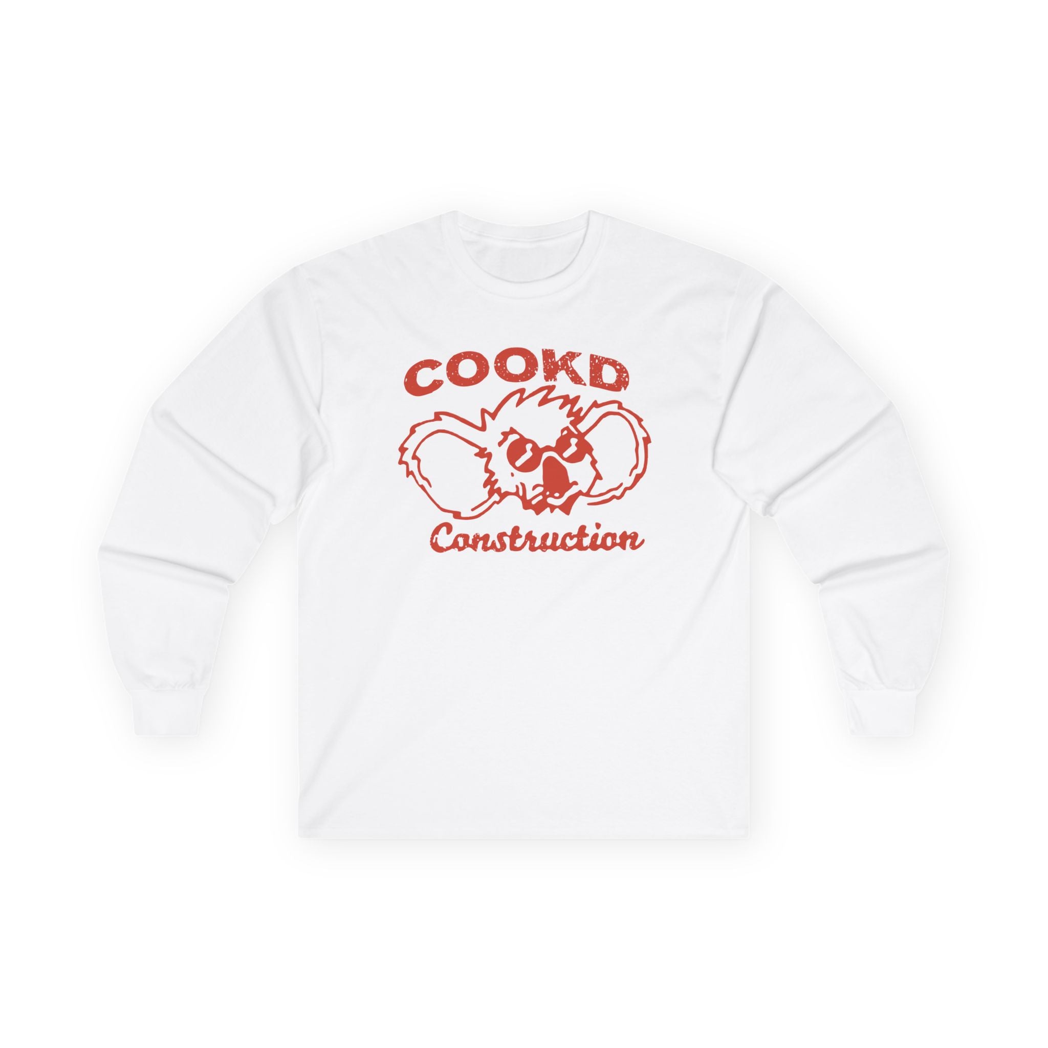 Cookd Construction Koala Unisex Ultra Cotton Long Sleeve Tee