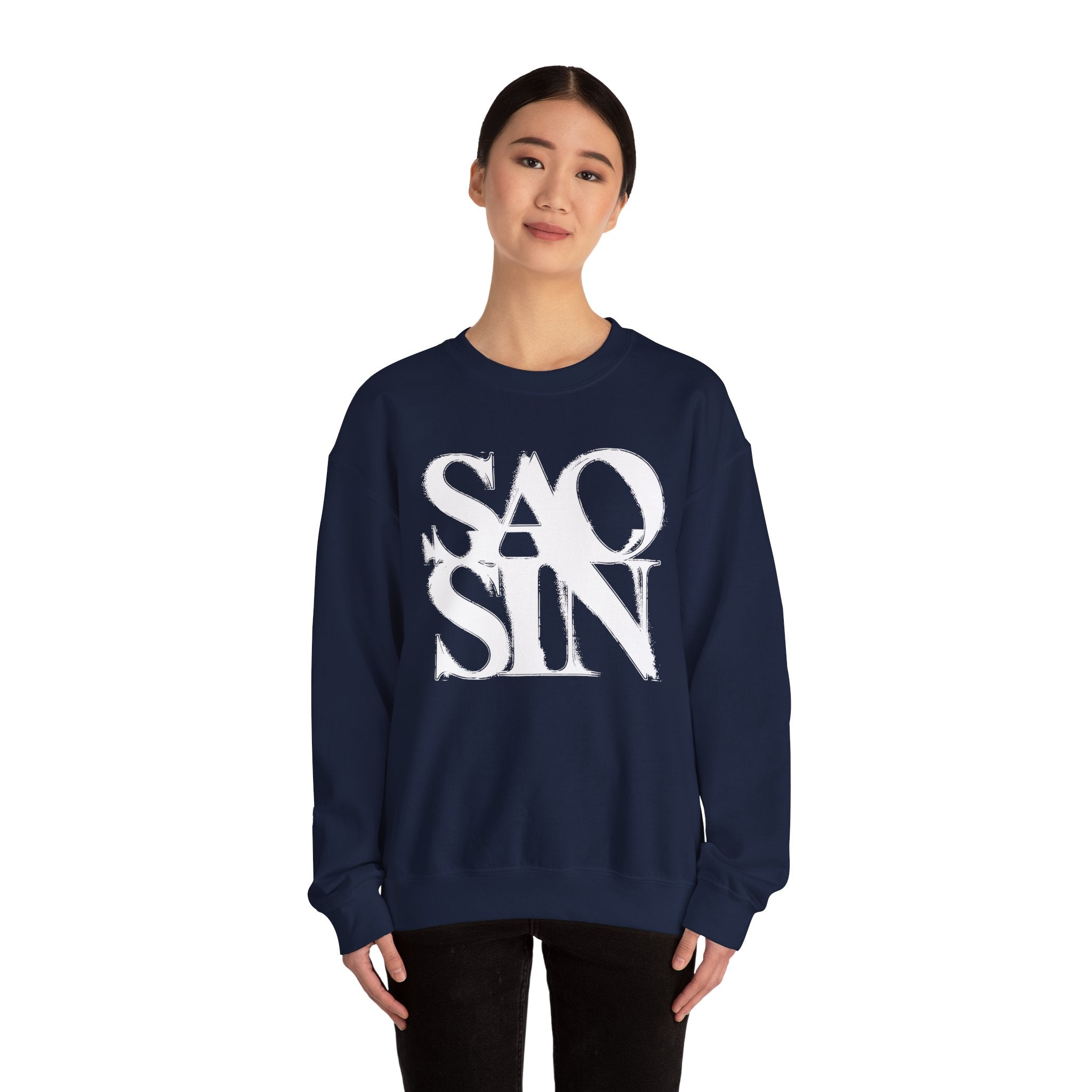 Saosin - Stacked Unisex Heavy Blend Crewneck Sweatshirt