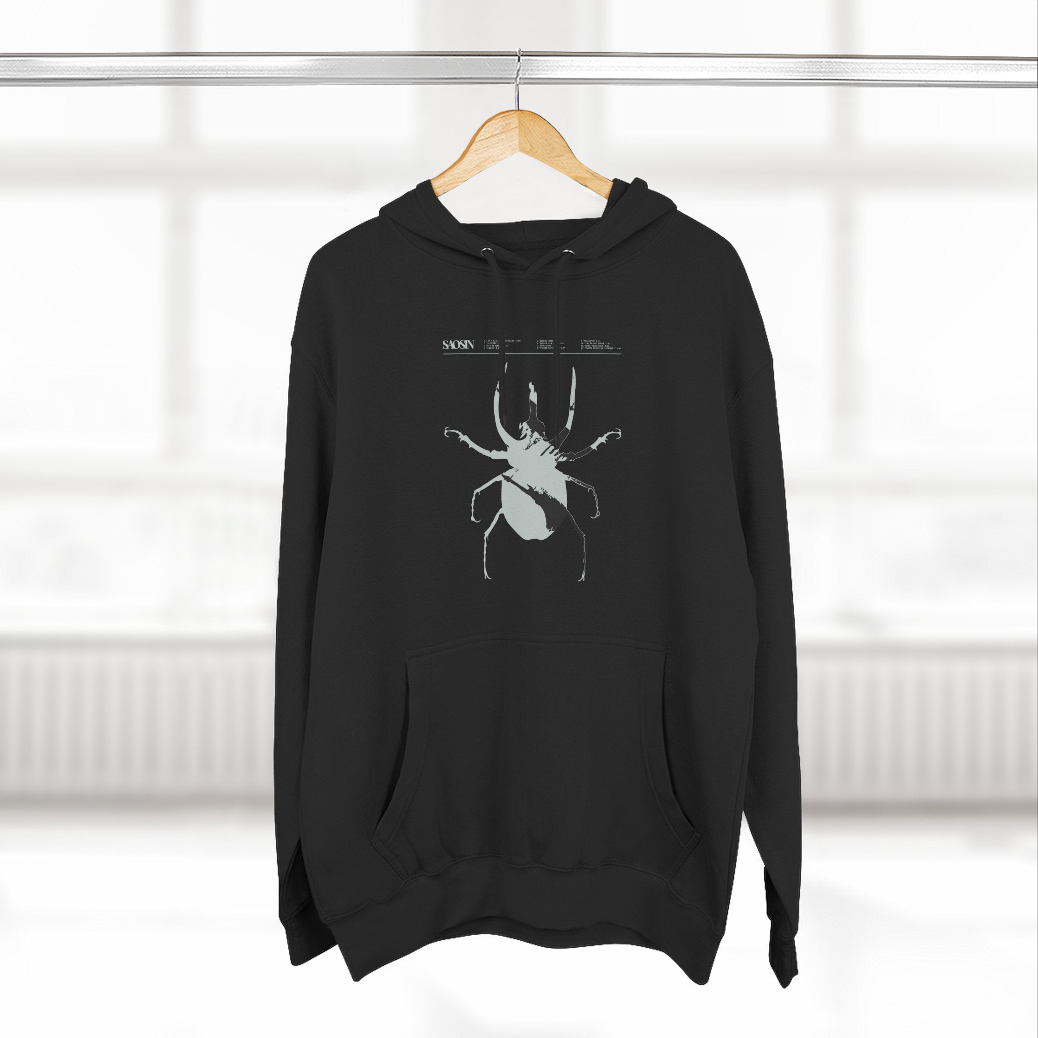 Tracklist Three-panel Fleece Hoodie