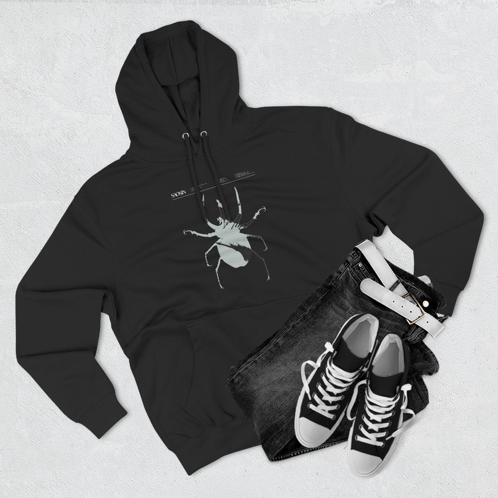 Tracklist Three-panel Fleece Hoodie