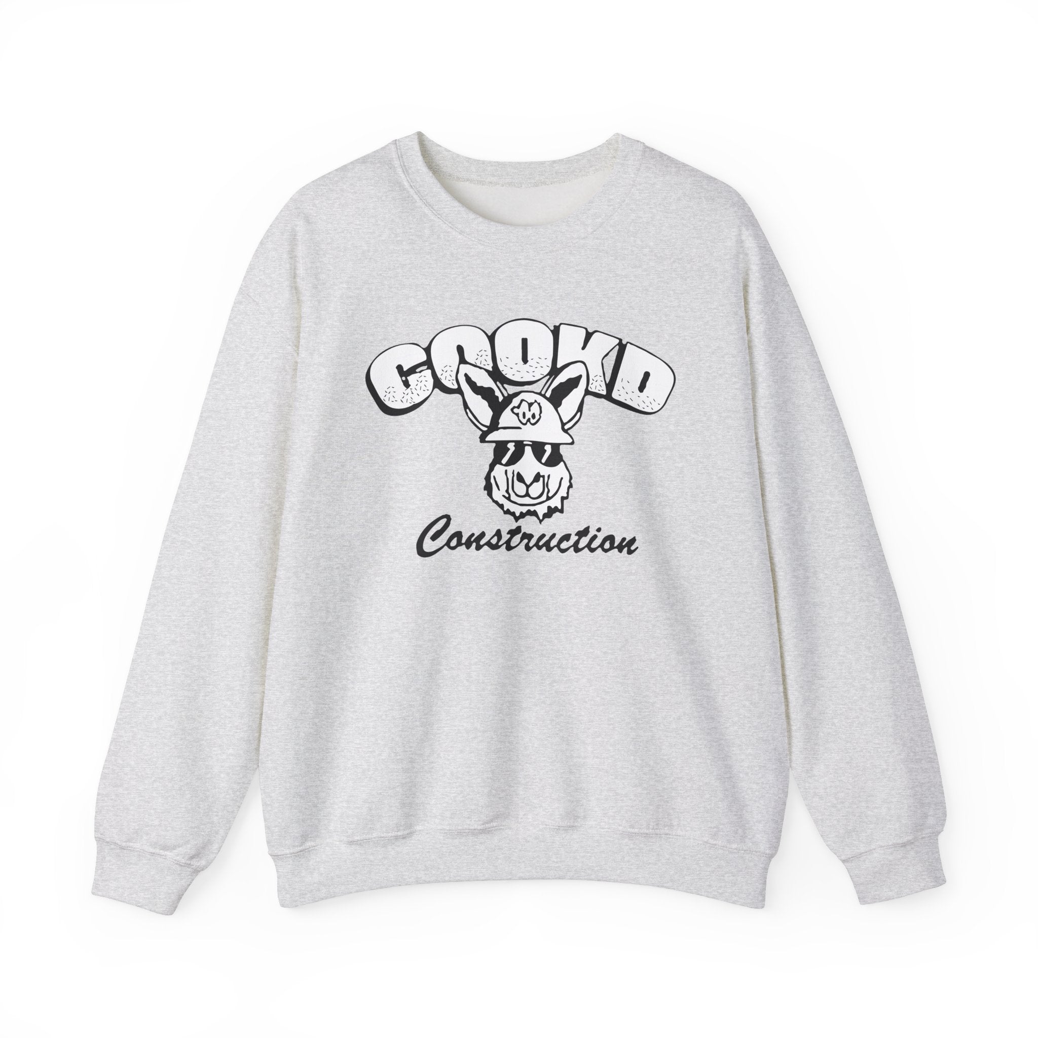Lazarbeam Cookd Construction Unisex Heavy Blend Crewneck Sweatshirt