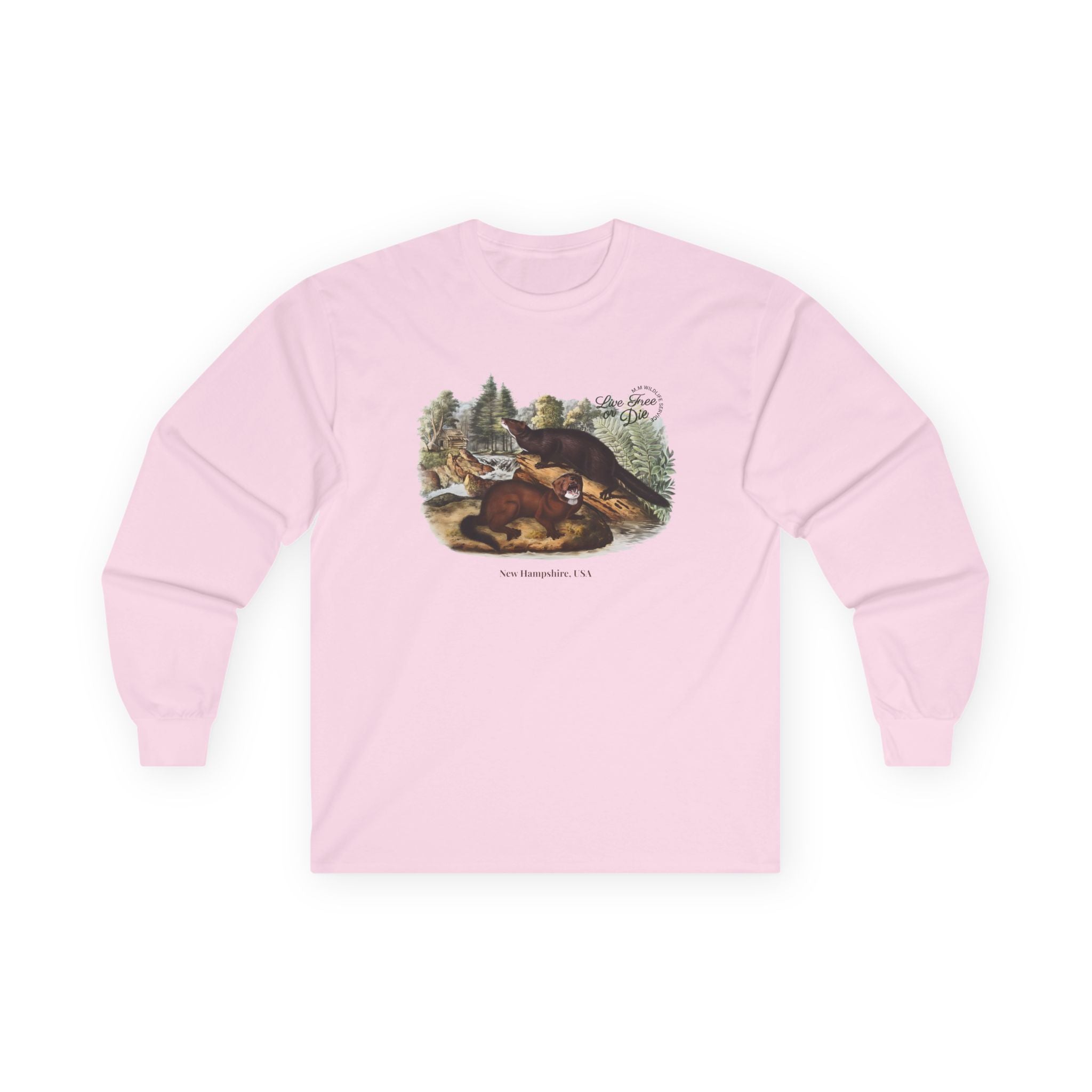 Ludwig Live Free or Die in Mogul Hampshire Unisex Ultra Cotton Long Sleeve Tee