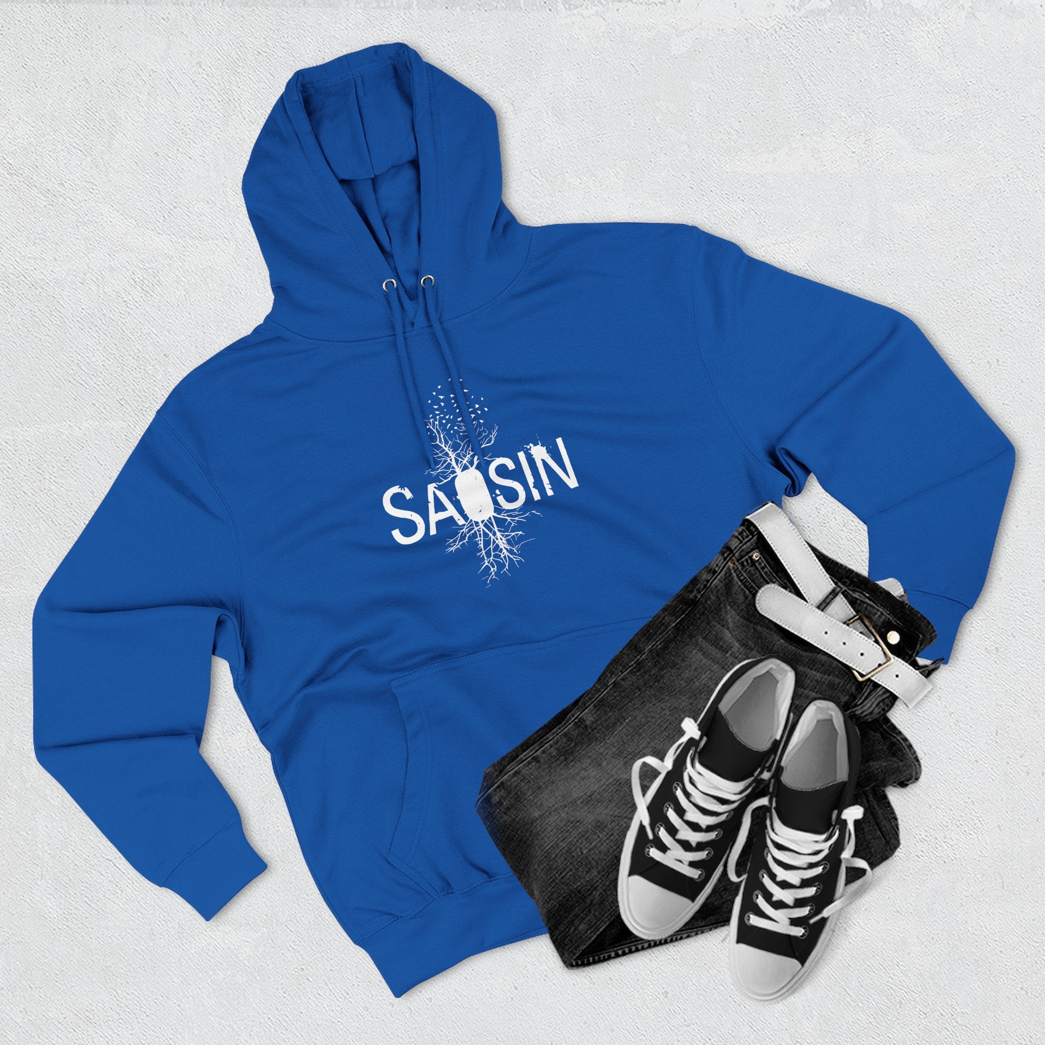 Saosin Birds Three-panel Fleece Hoodie