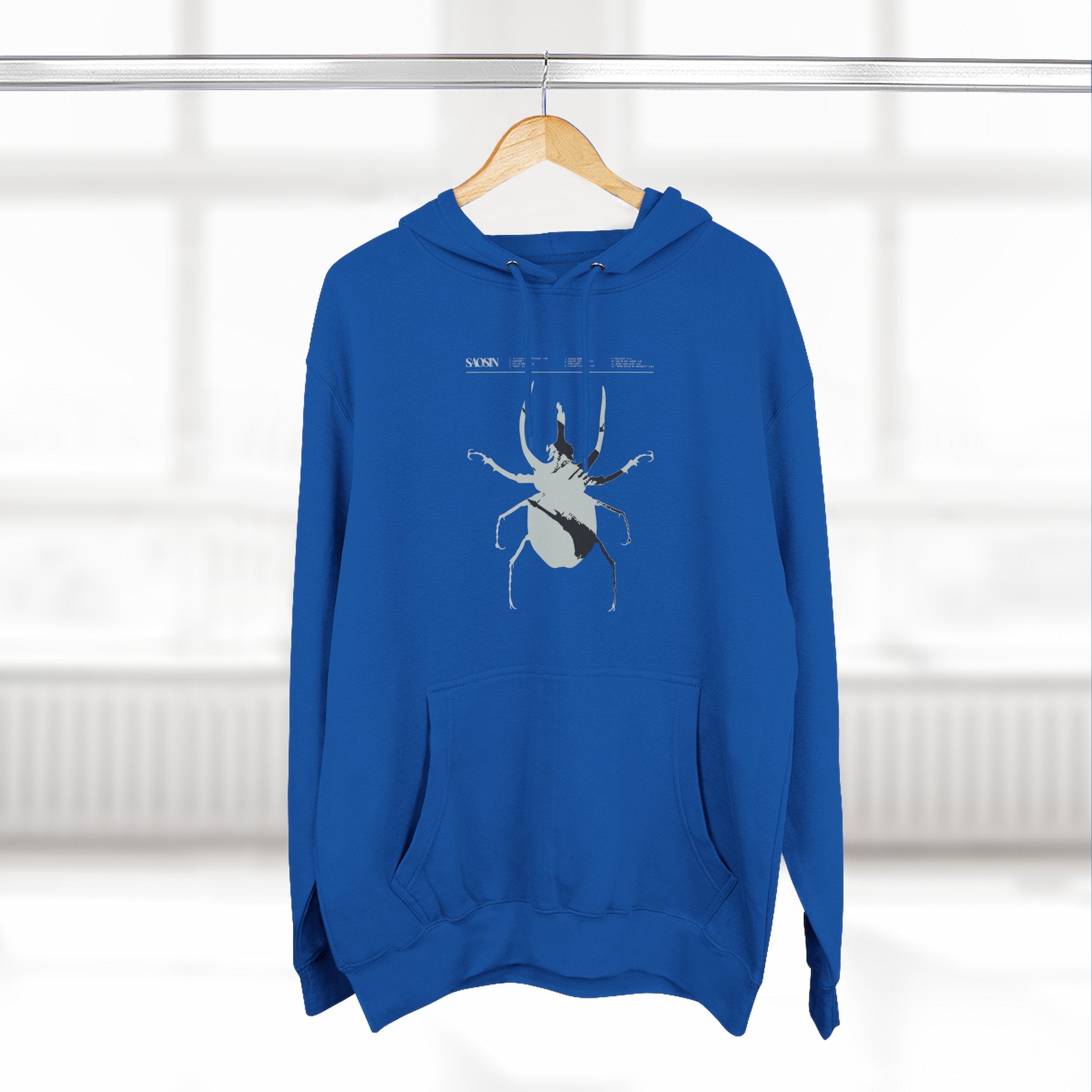 Tracklist Three-panel Fleece Hoodie