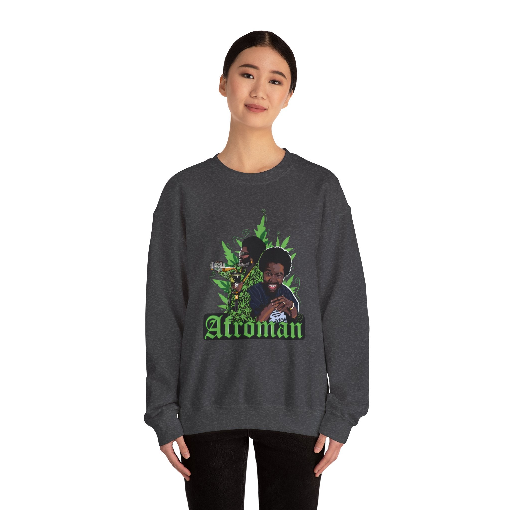 Afroman Version 3 Unisex Heavy Blend Crewneck Sweatshirt