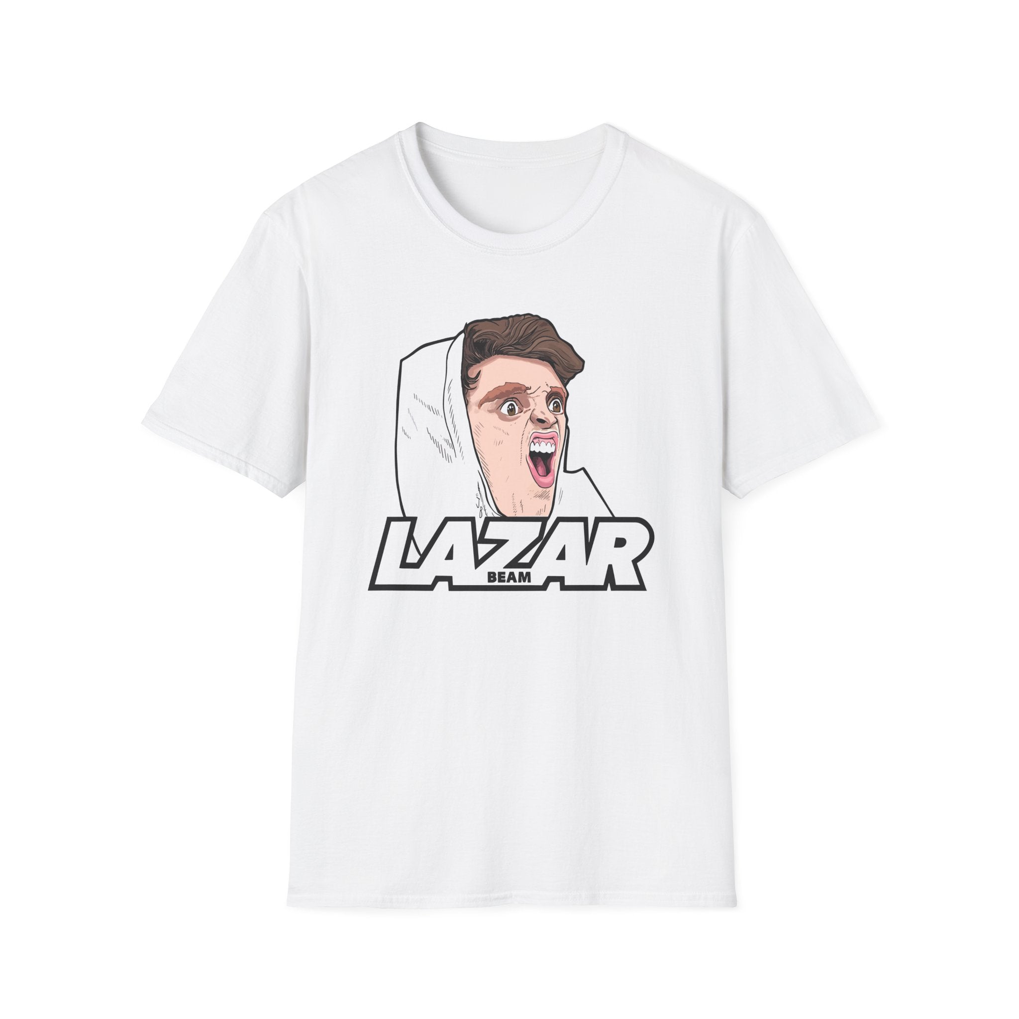 Lazar Silly Face Unisex Softstyle T-shirt