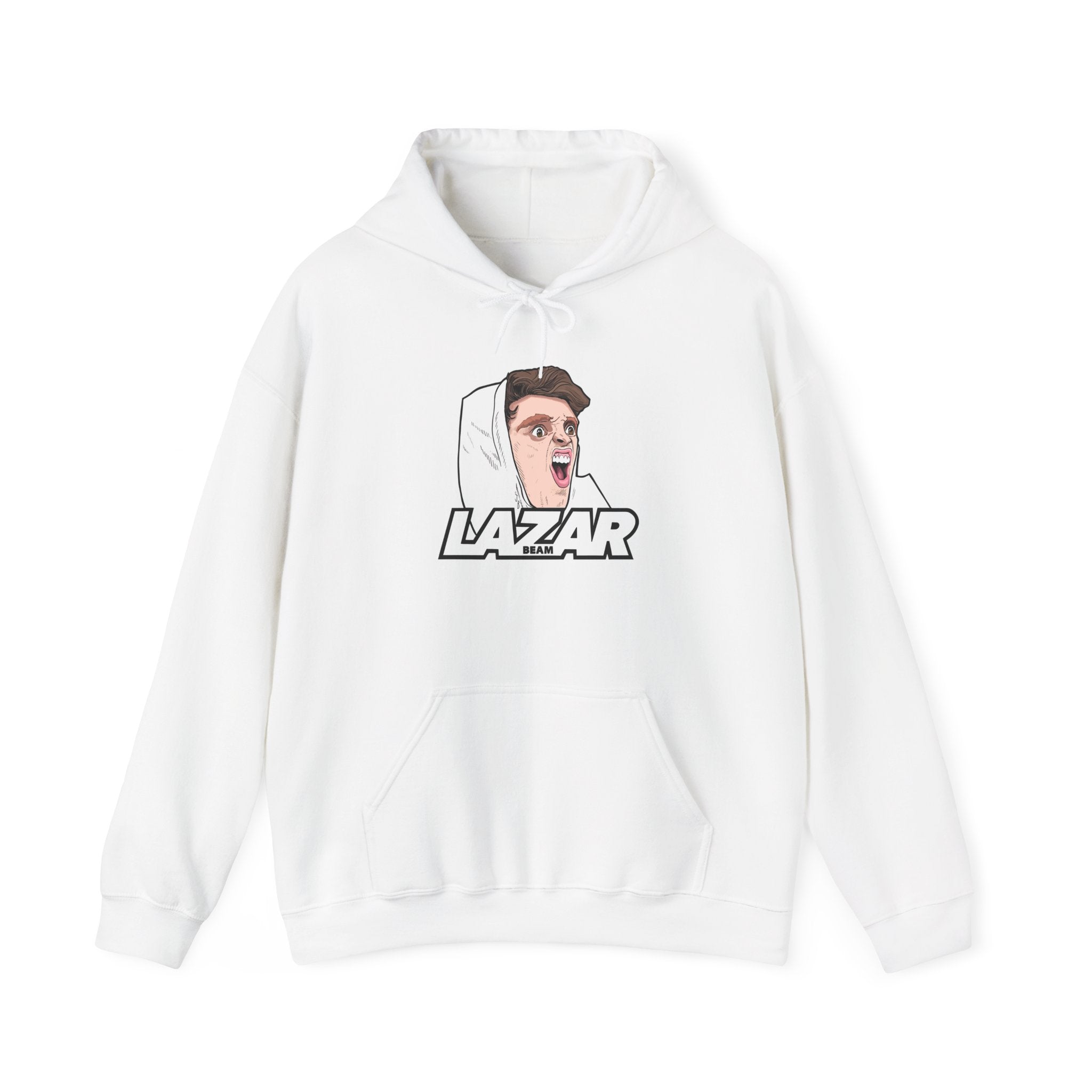 Lazar Silly Face Unisex Heavy Blend Hooded Sweatshirt