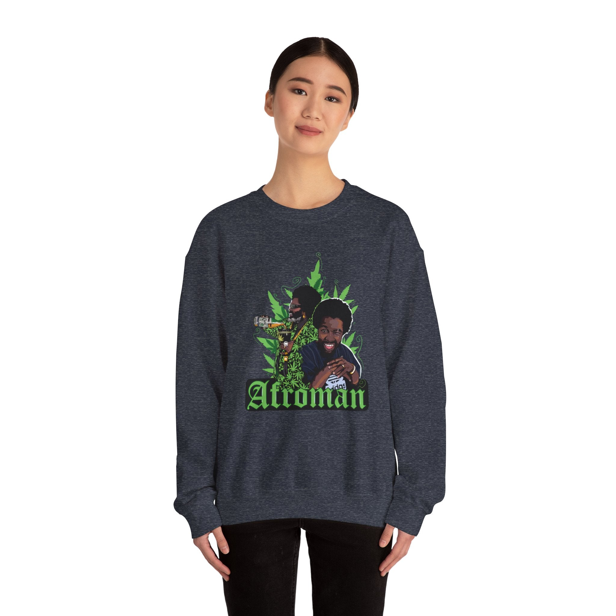 Afroman Version 3 Unisex Heavy Blend Crewneck Sweatshirt