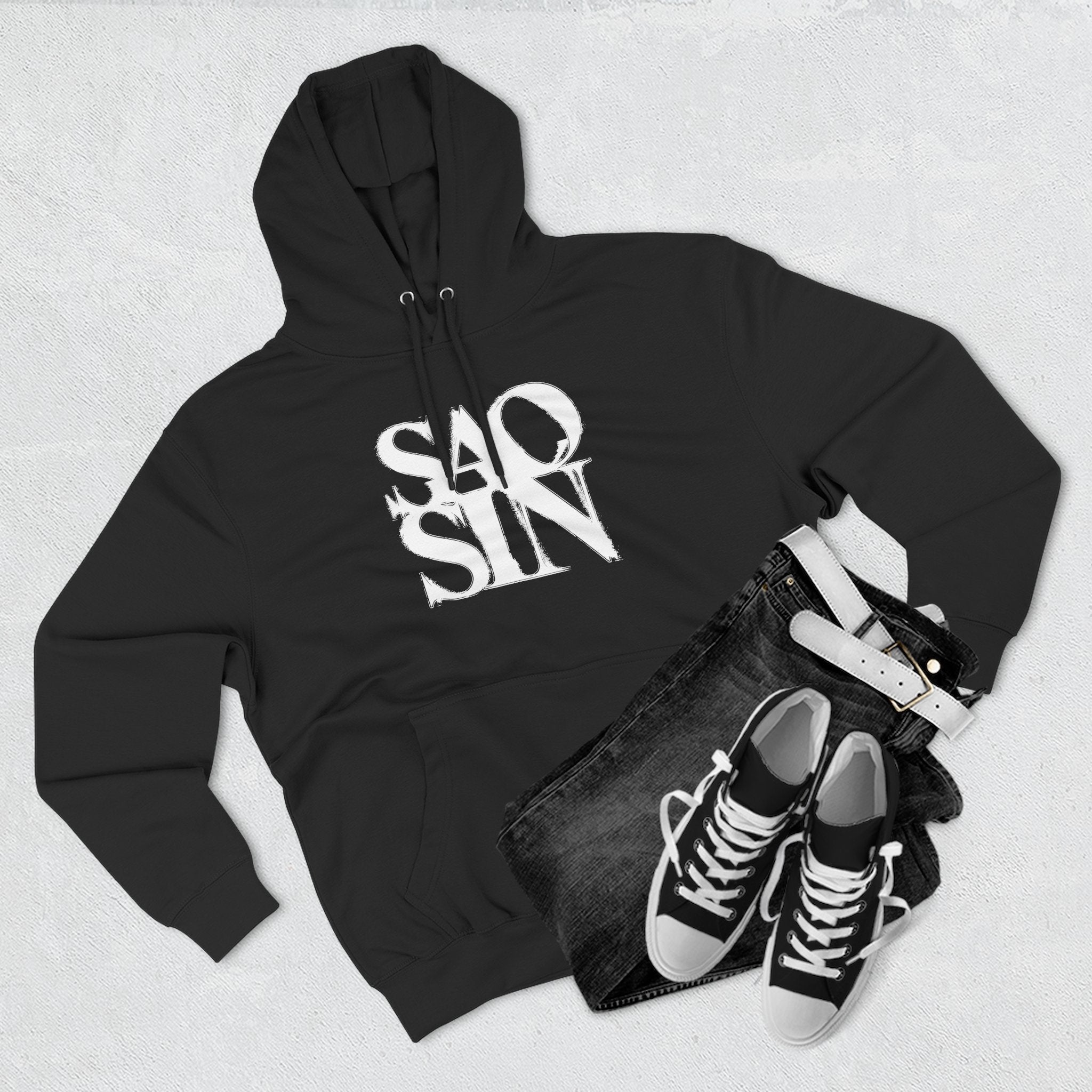 Saosin - Stacked Three-panel Fleece Hoodie