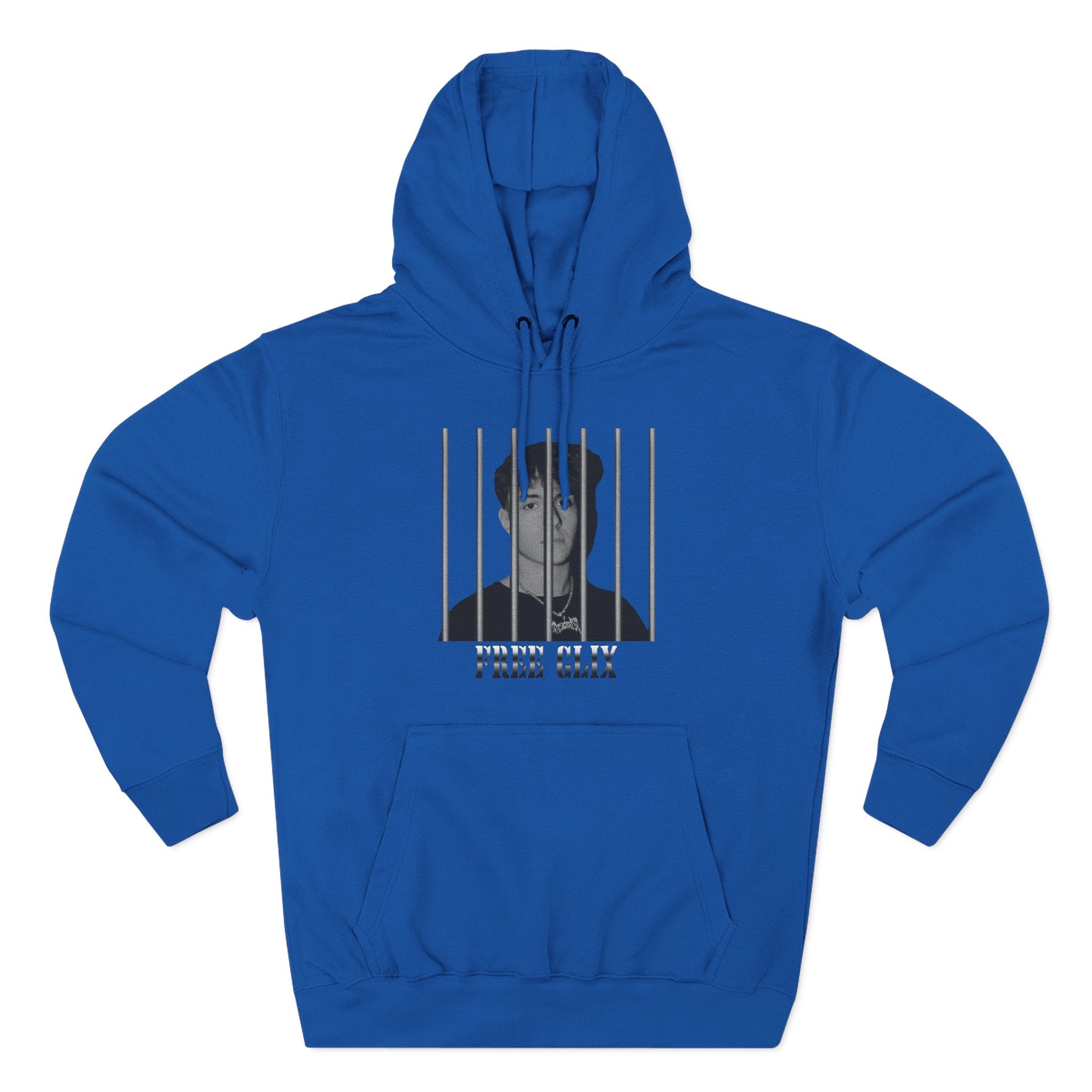 Free Clix Three-Panel Fleece Hoodie