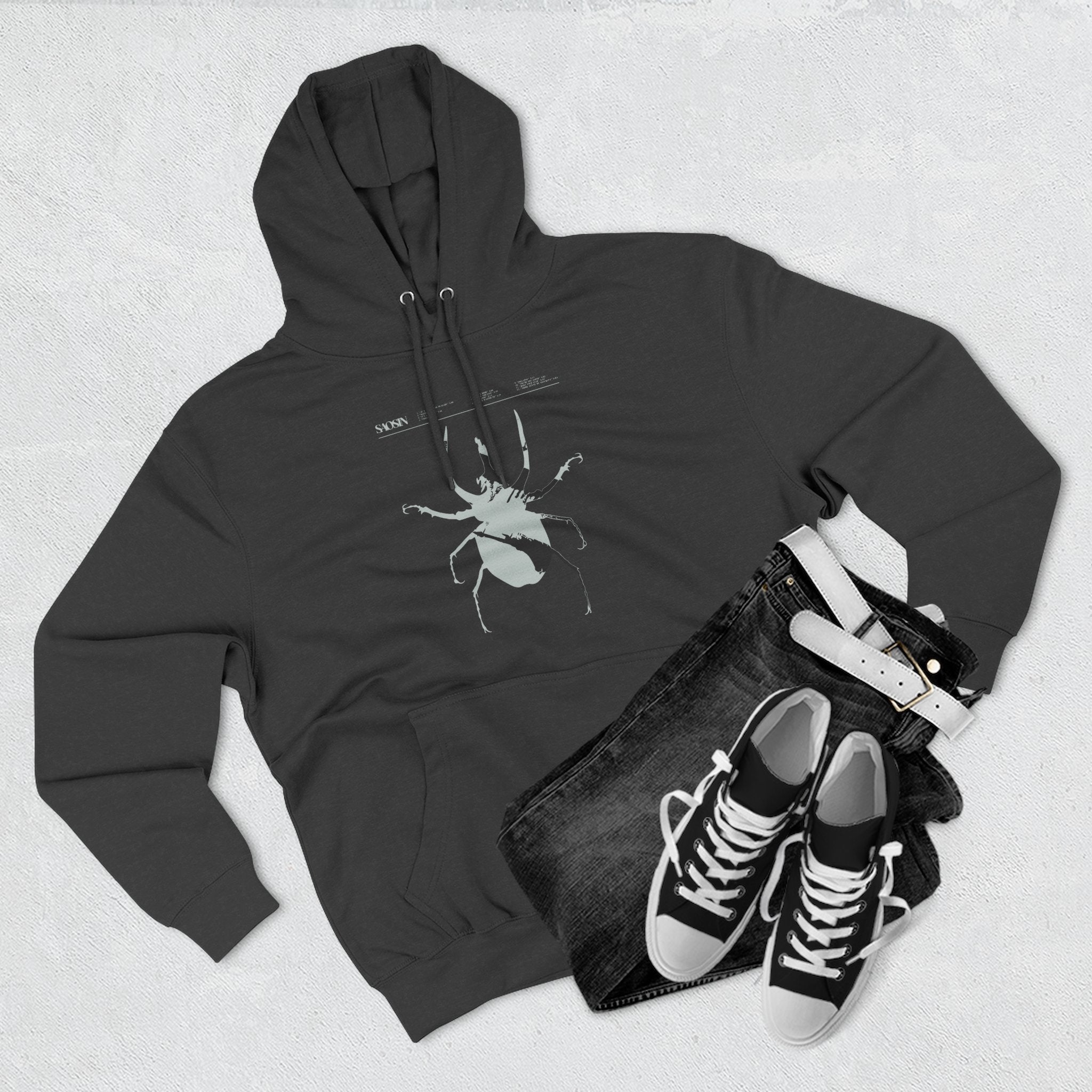 Tracklist Three-panel Fleece Hoodie