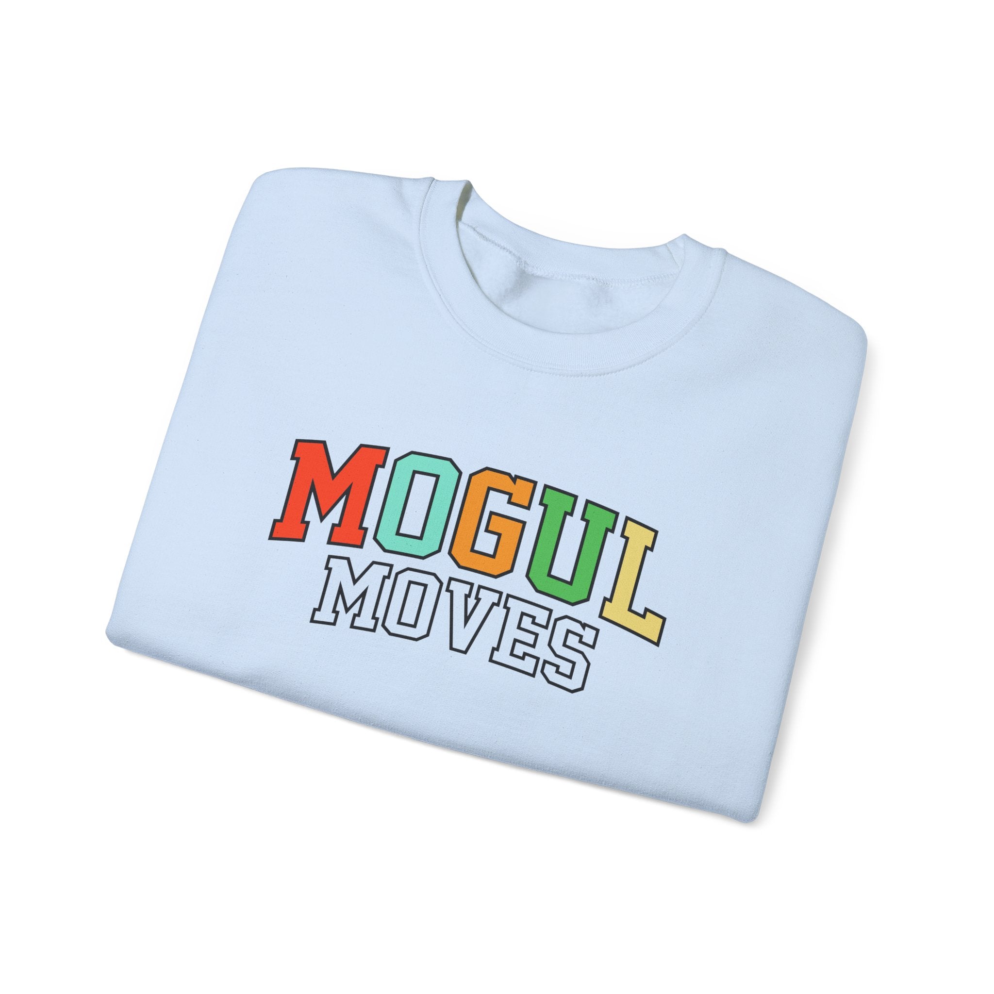 Mogul Moves Bone Unisex Heavy Blend Crewneck Sweatshirt