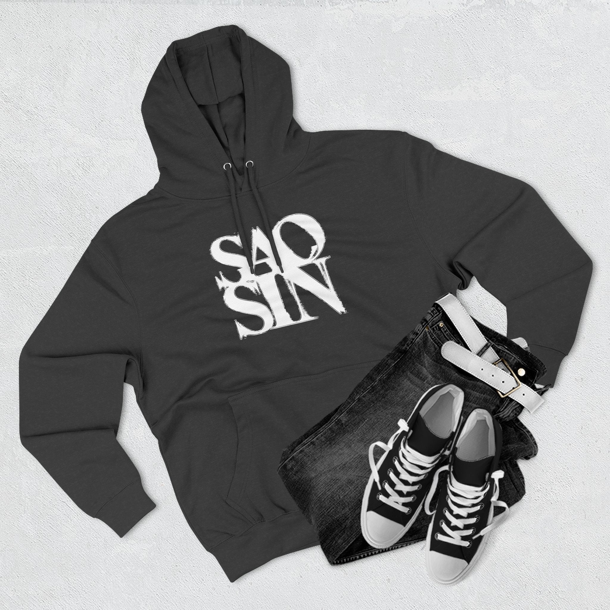 Saosin - Stacked Three-panel Fleece Hoodie