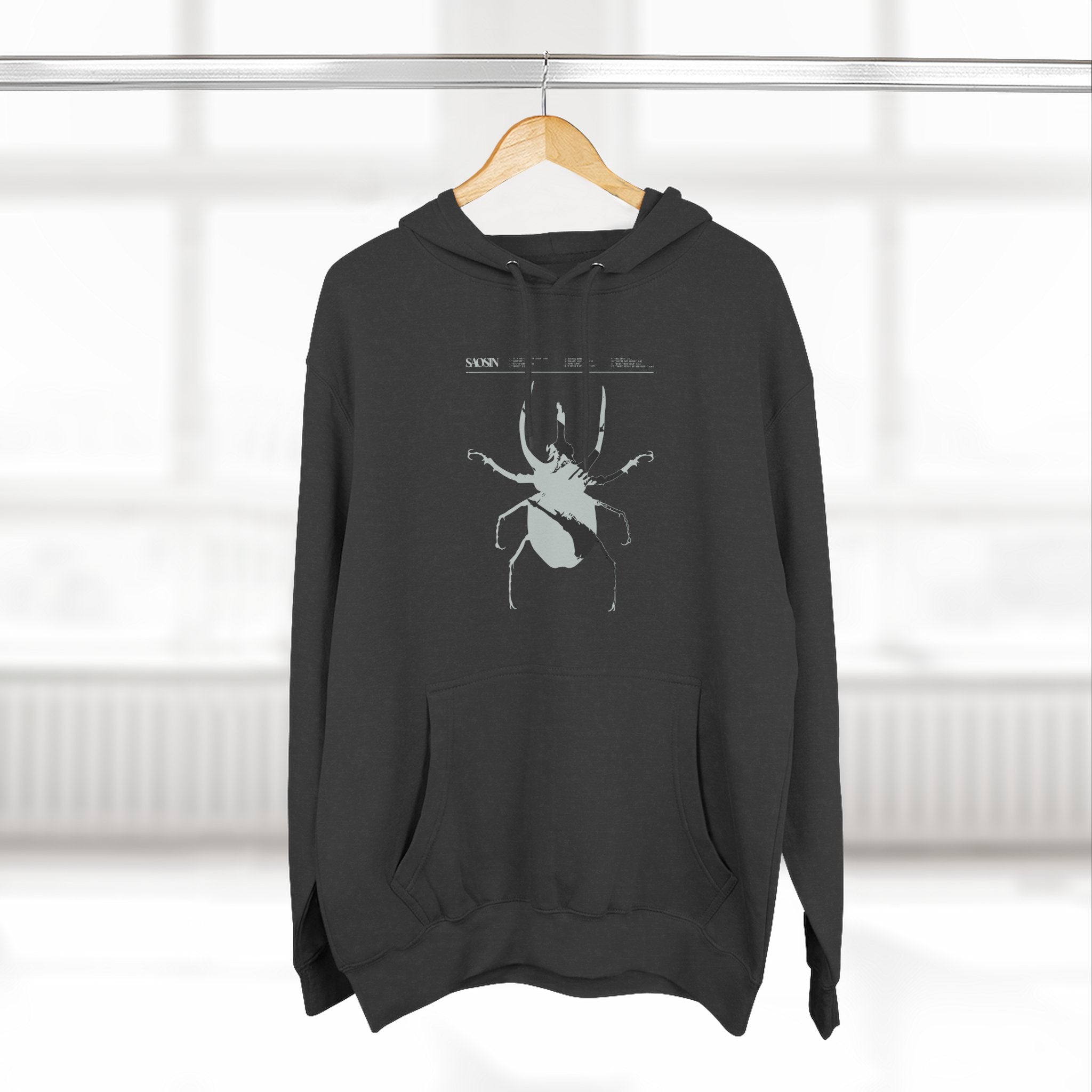 Tracklist Three-panel Fleece Hoodie