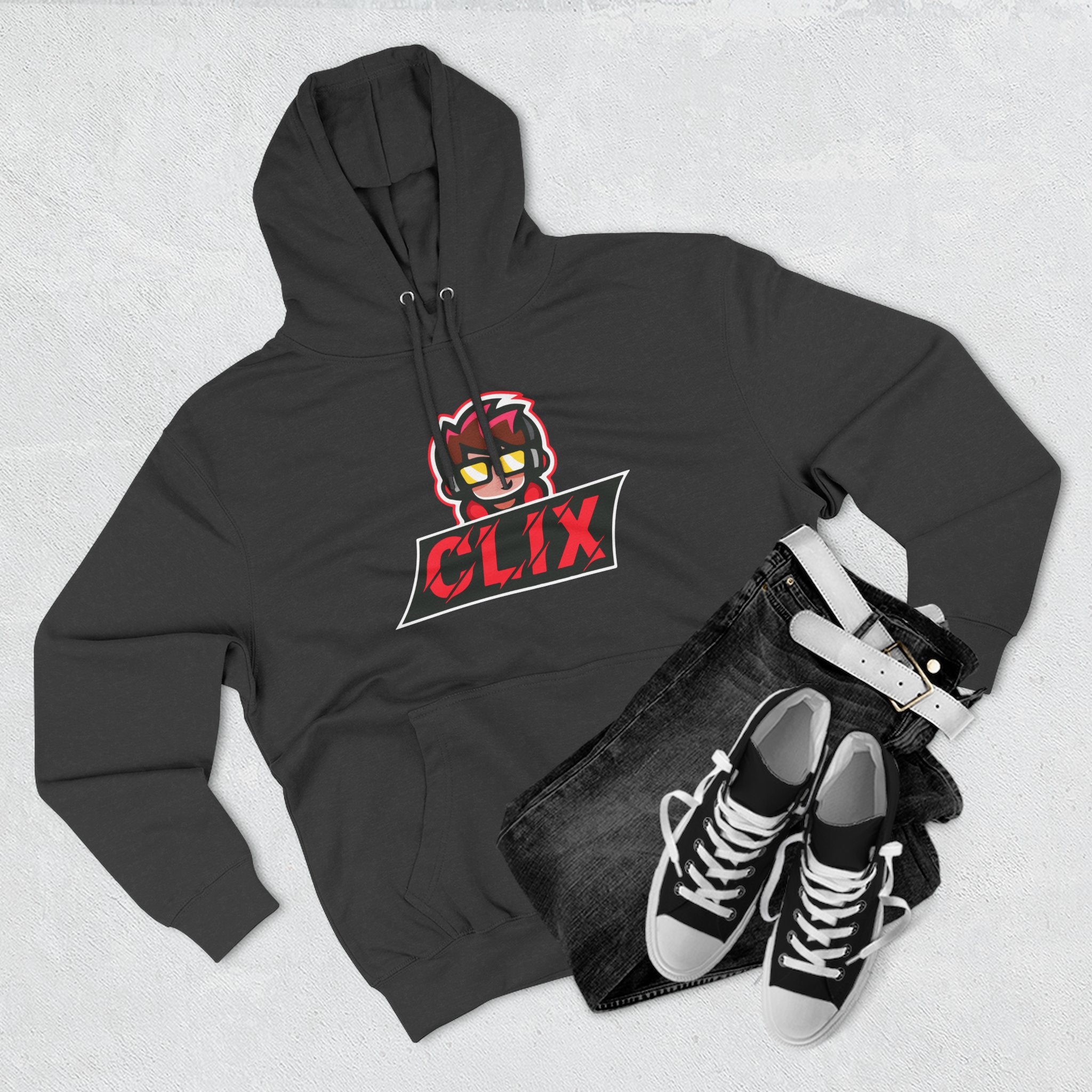 Misfits Clix Three-Panel Fleece Hoodie