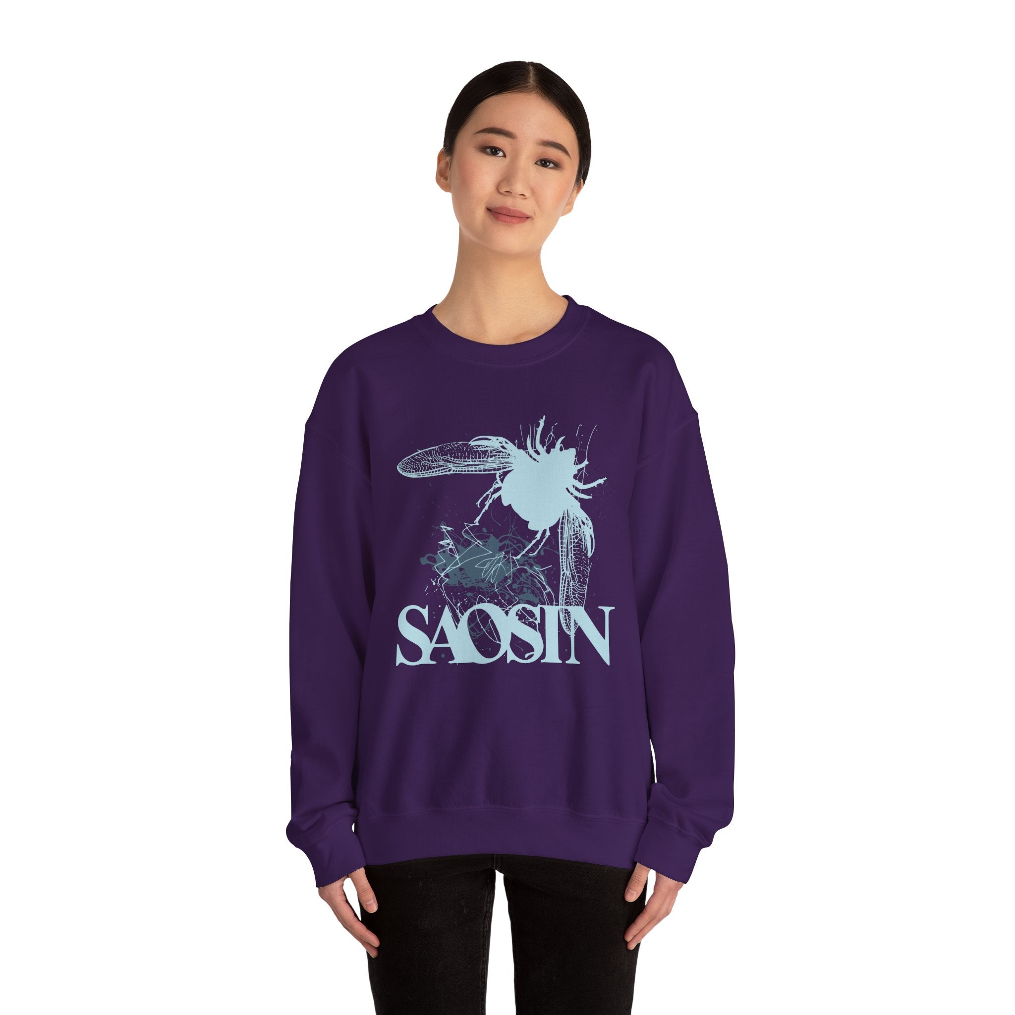 Throwback Beetle Unisex Heavy Blend Crewneck Sweatshirt