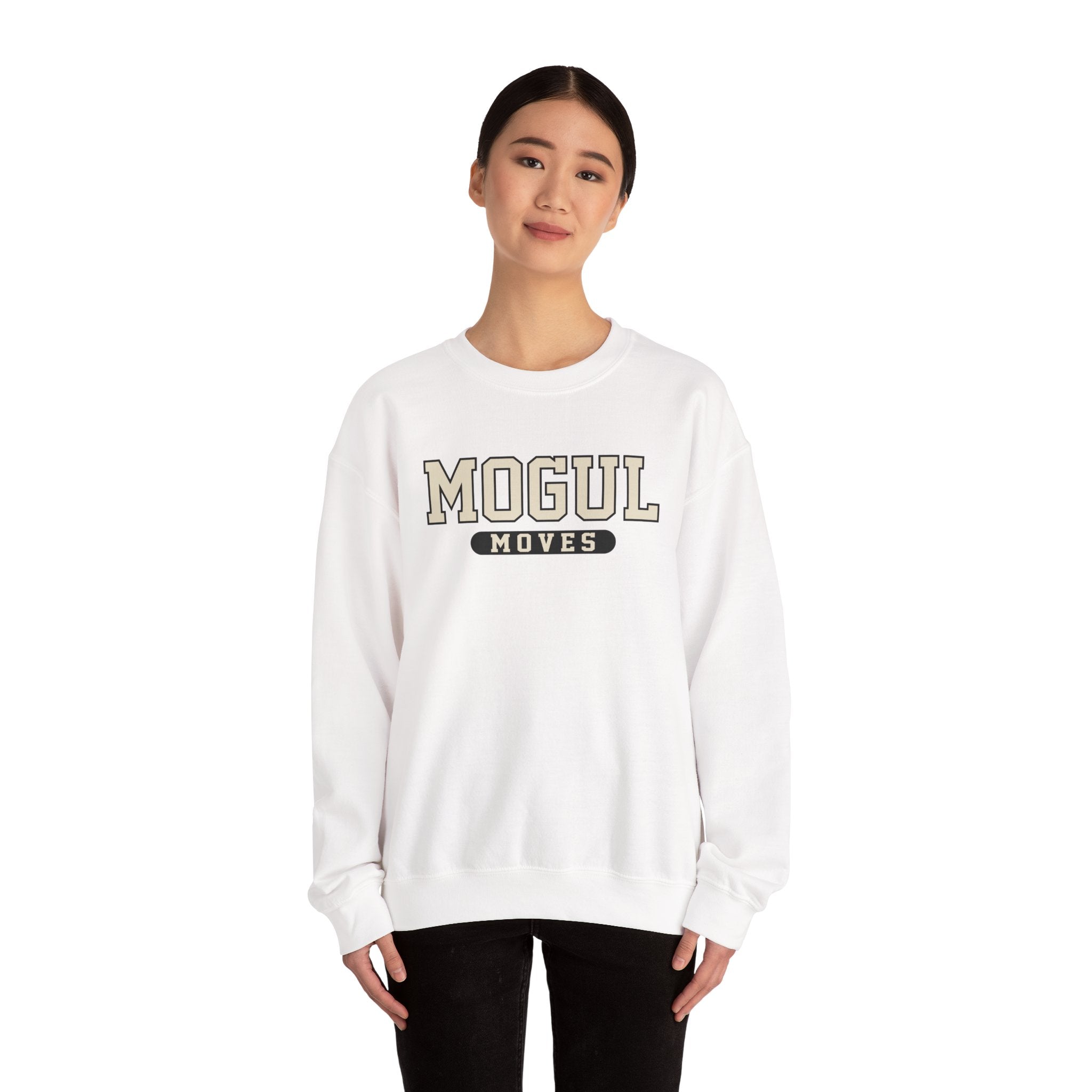 Mogul Moves  Unisex Heavy Blend Crewneck Sweatshirt
